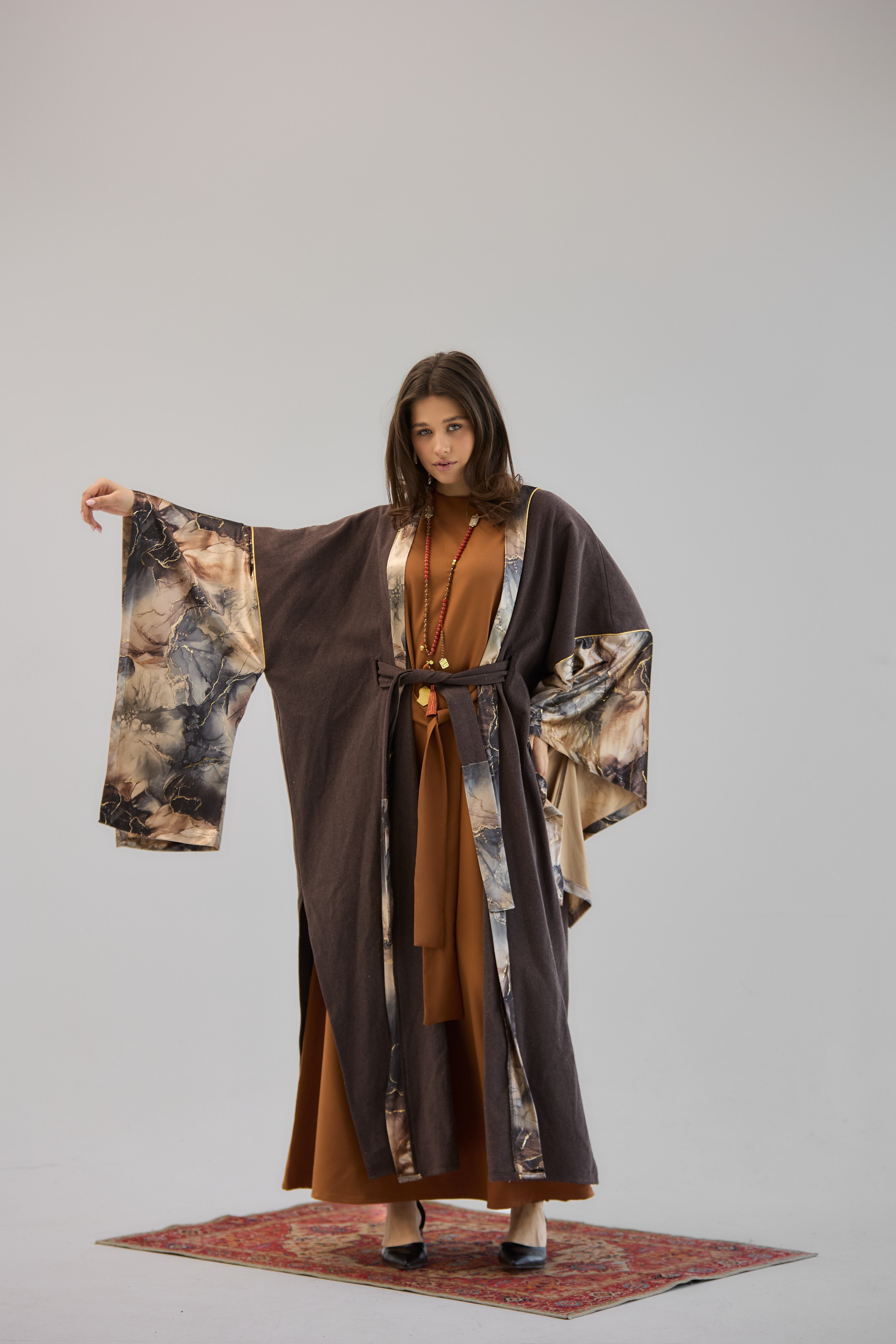 Antique Brown Kaftan - AB ESSENTIALS