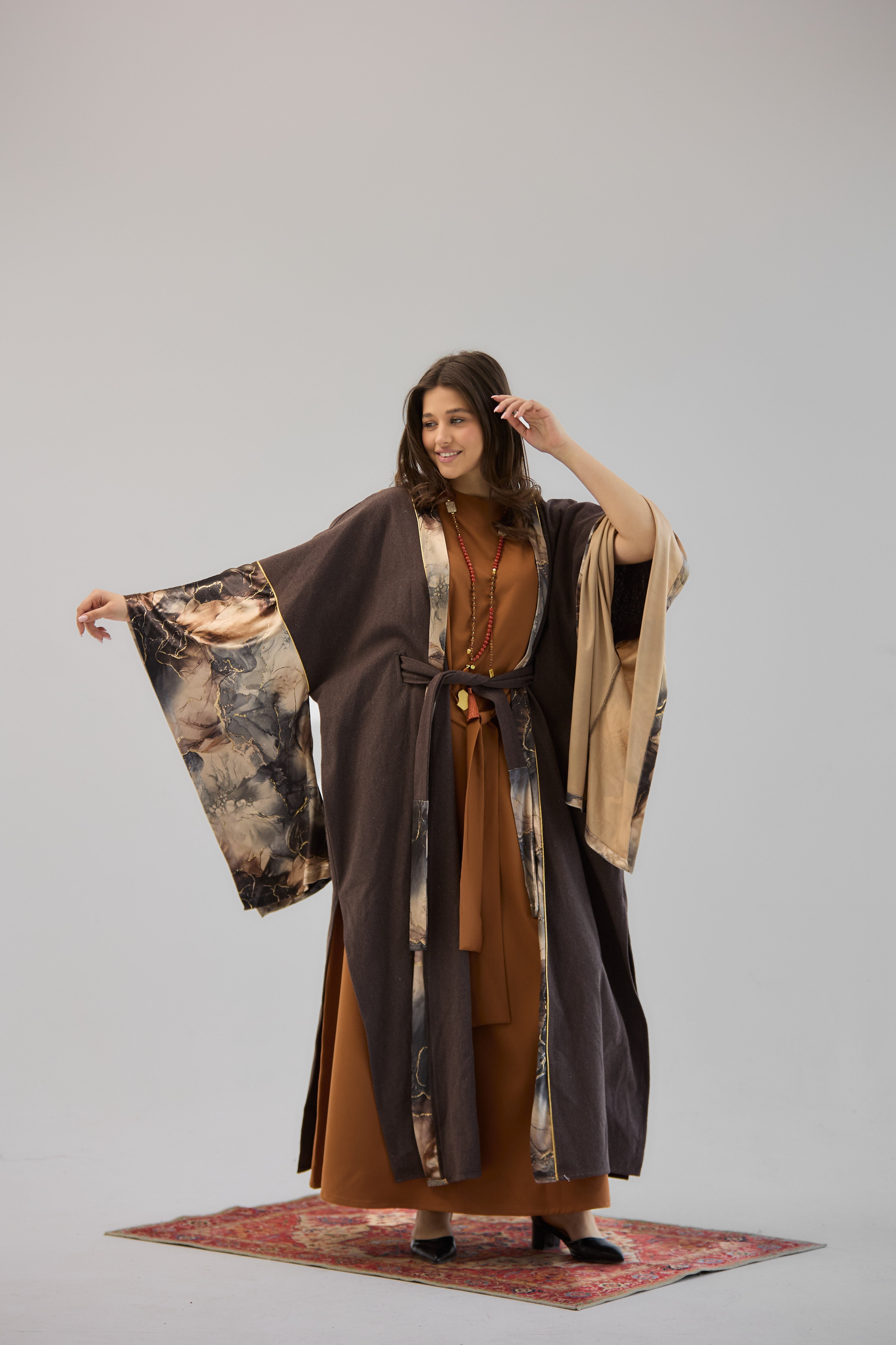 Antique Brown Kaftan - AB ESSENTIALS