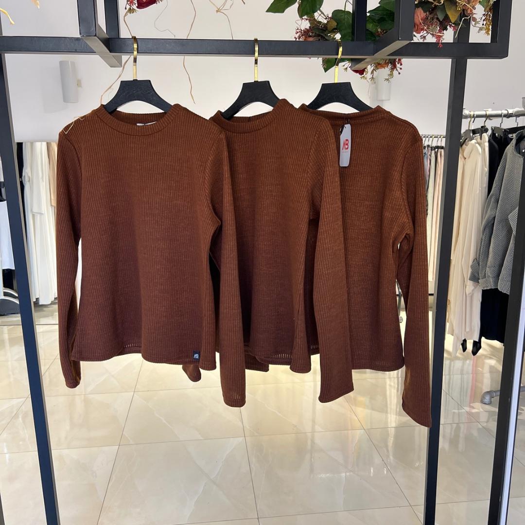 Aura Top Brown - AB ESSENTIALS