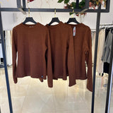 Aura Top Brown - AB ESSENTIALS