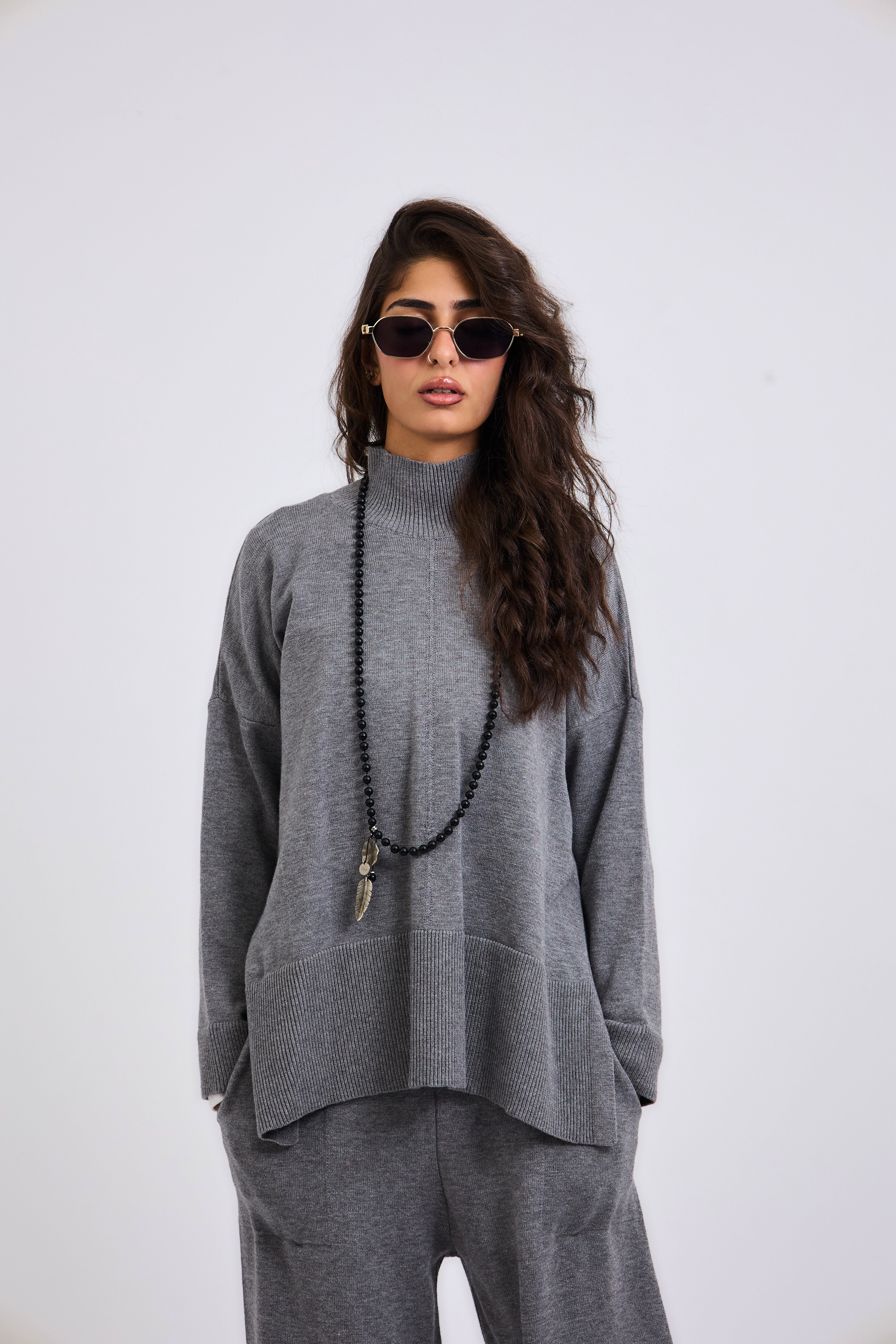 Baby Knit Set Grey - AB ESSENTIALS