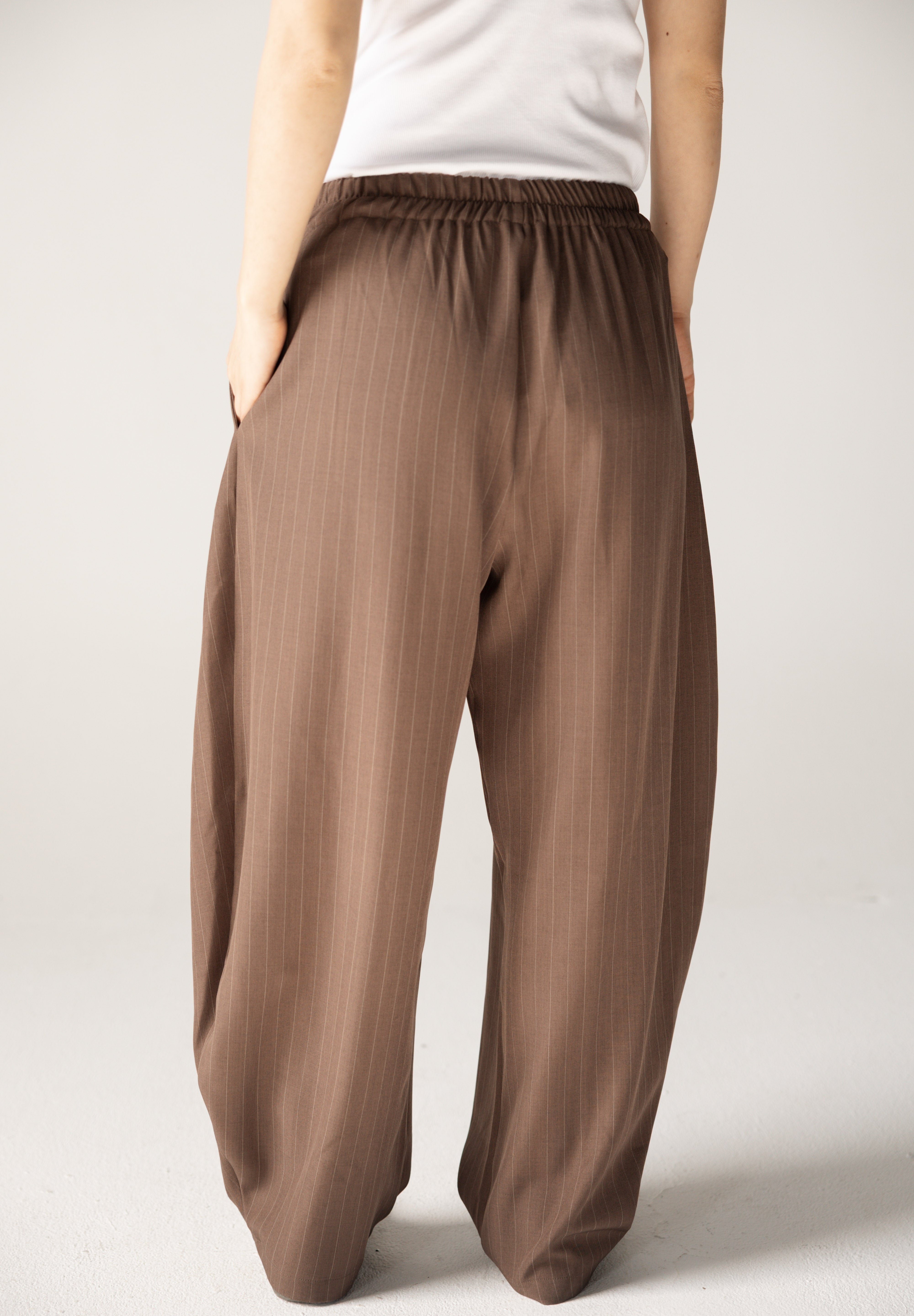 Bestie Pants Brown - AB ESSENTIALS