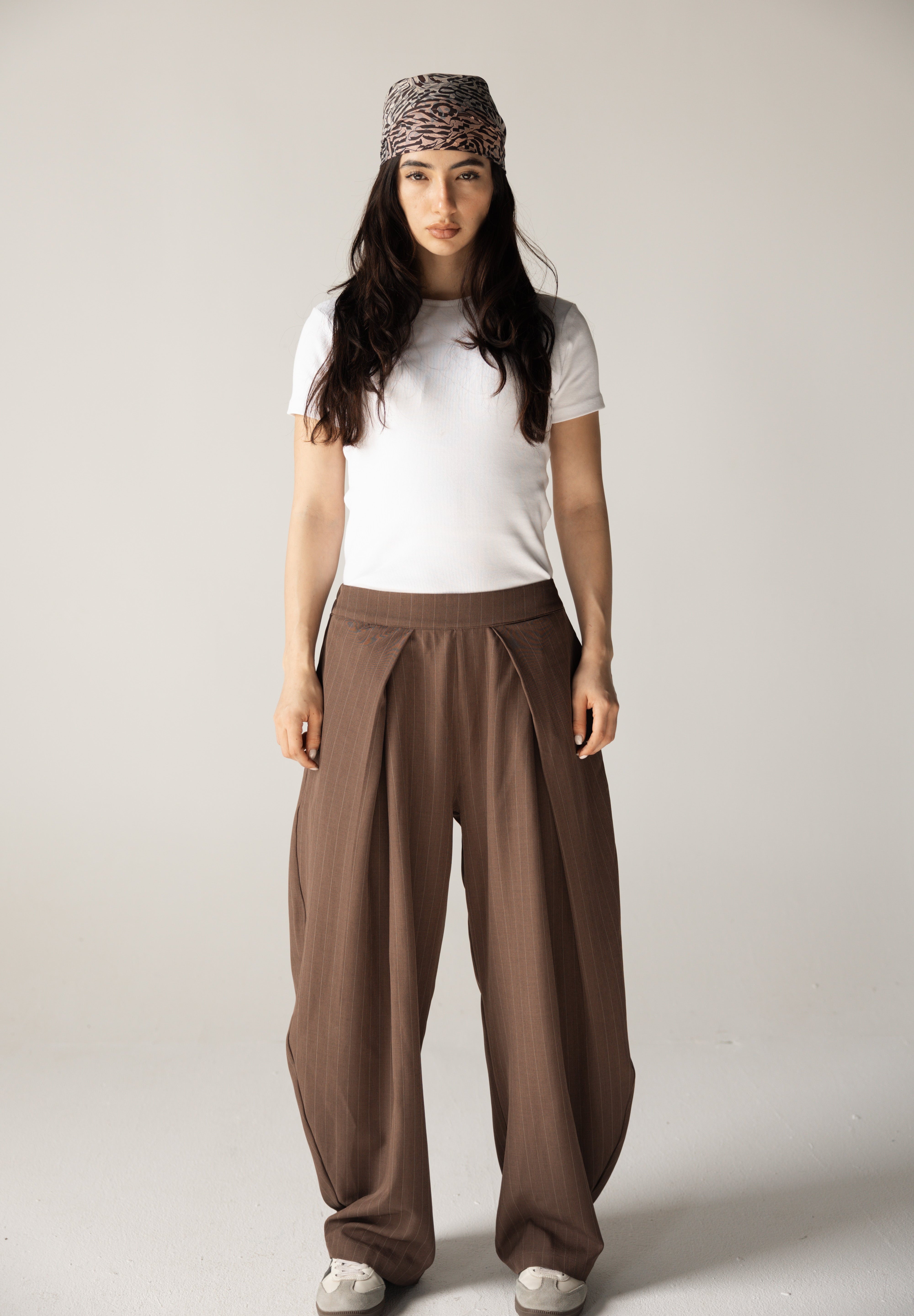 Bestie Pants Brown - AB ESSENTIALS