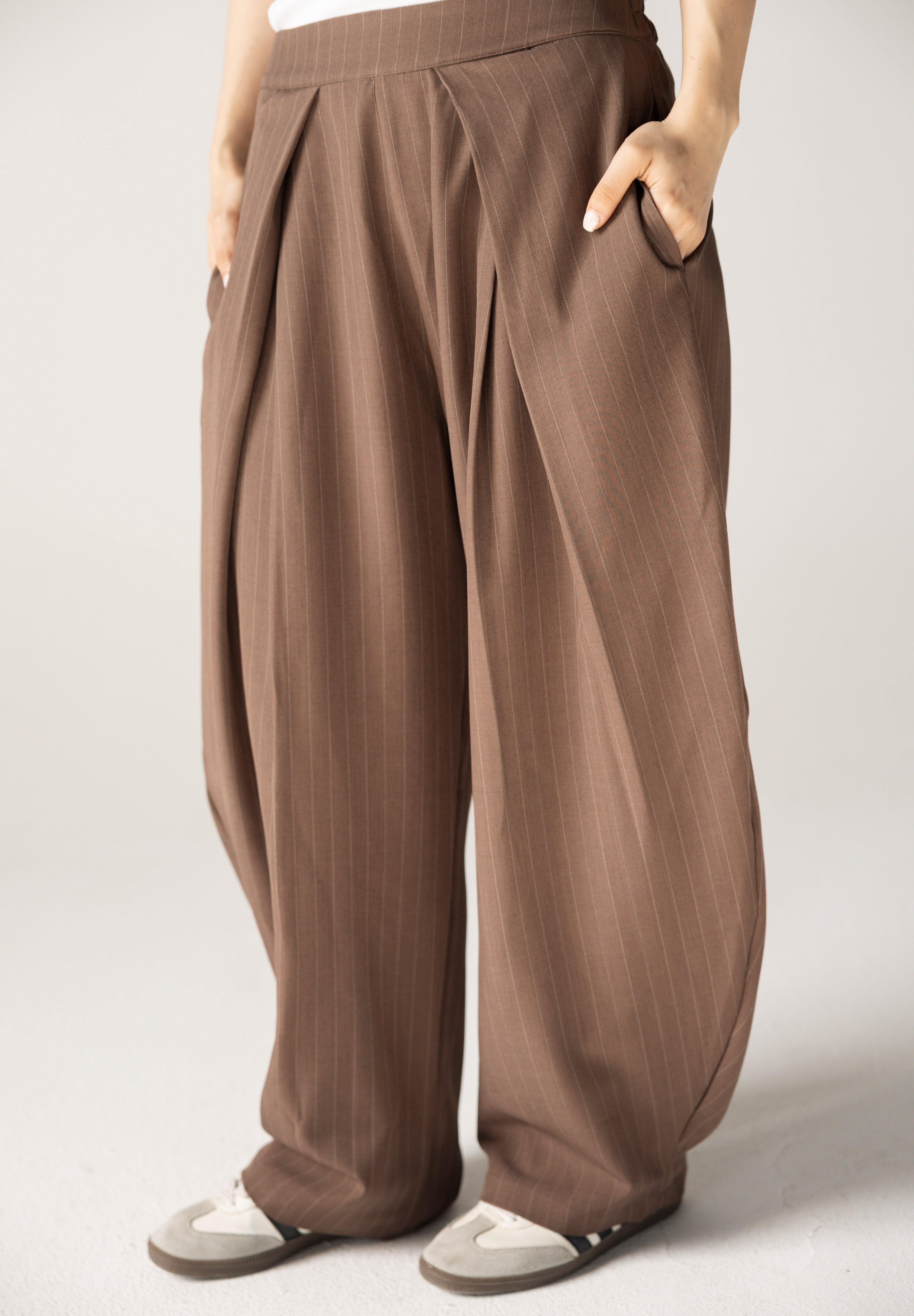 Bestie Pants Brown - AB ESSENTIALS