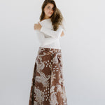 Boho Skirt Brown - AB ESSENTIALS