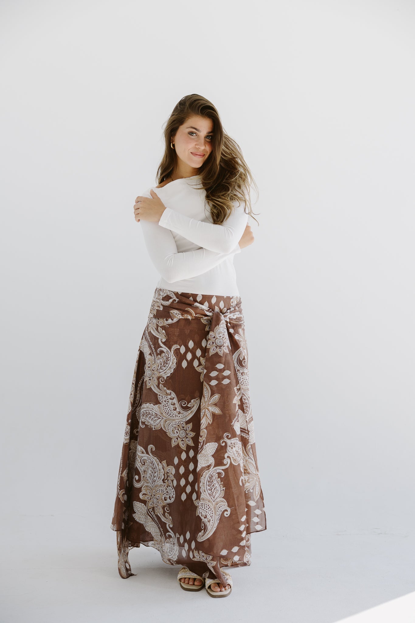 Boho Skirt Brown - AB ESSENTIALS