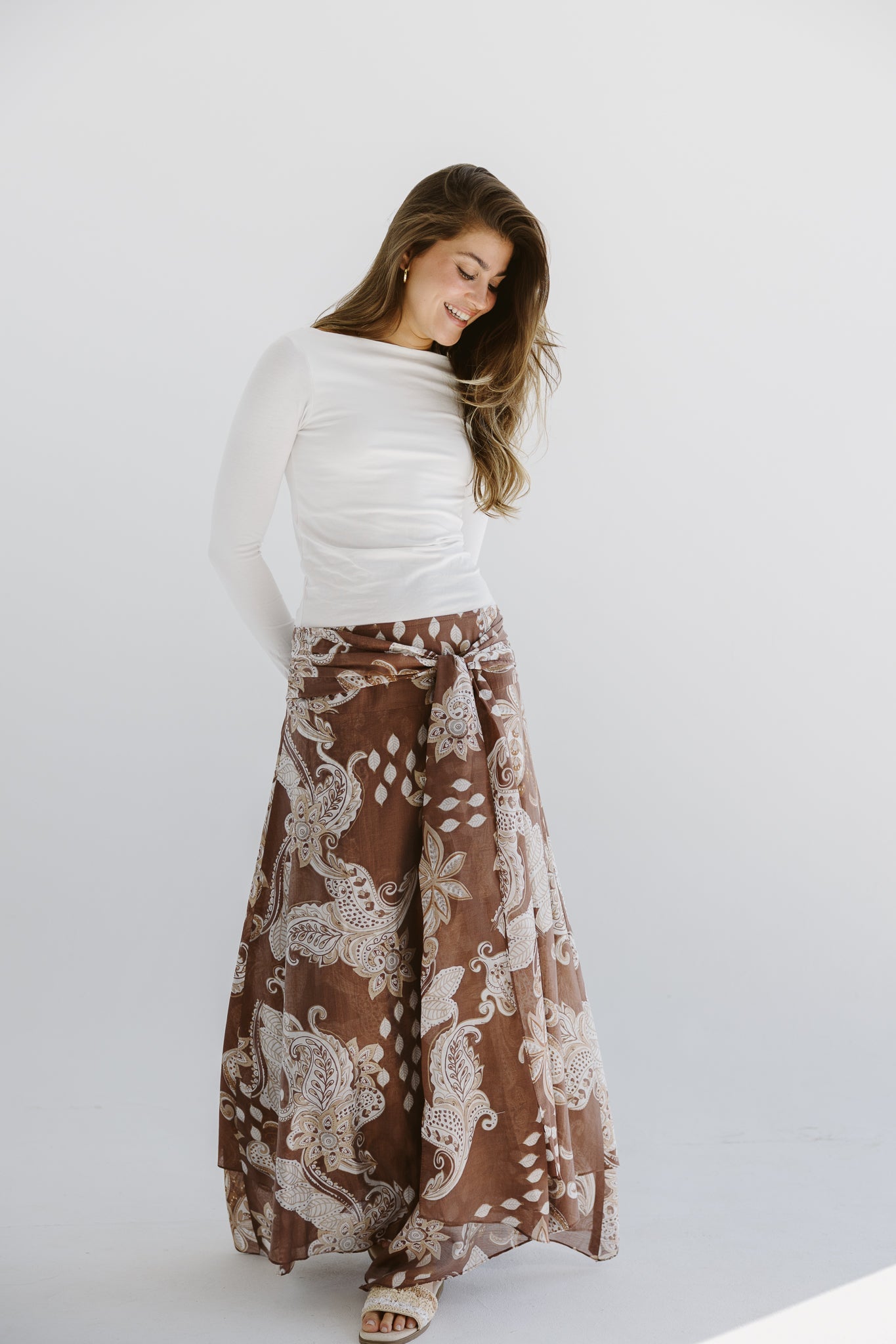 Boho Skirt Brown - AB ESSENTIALS