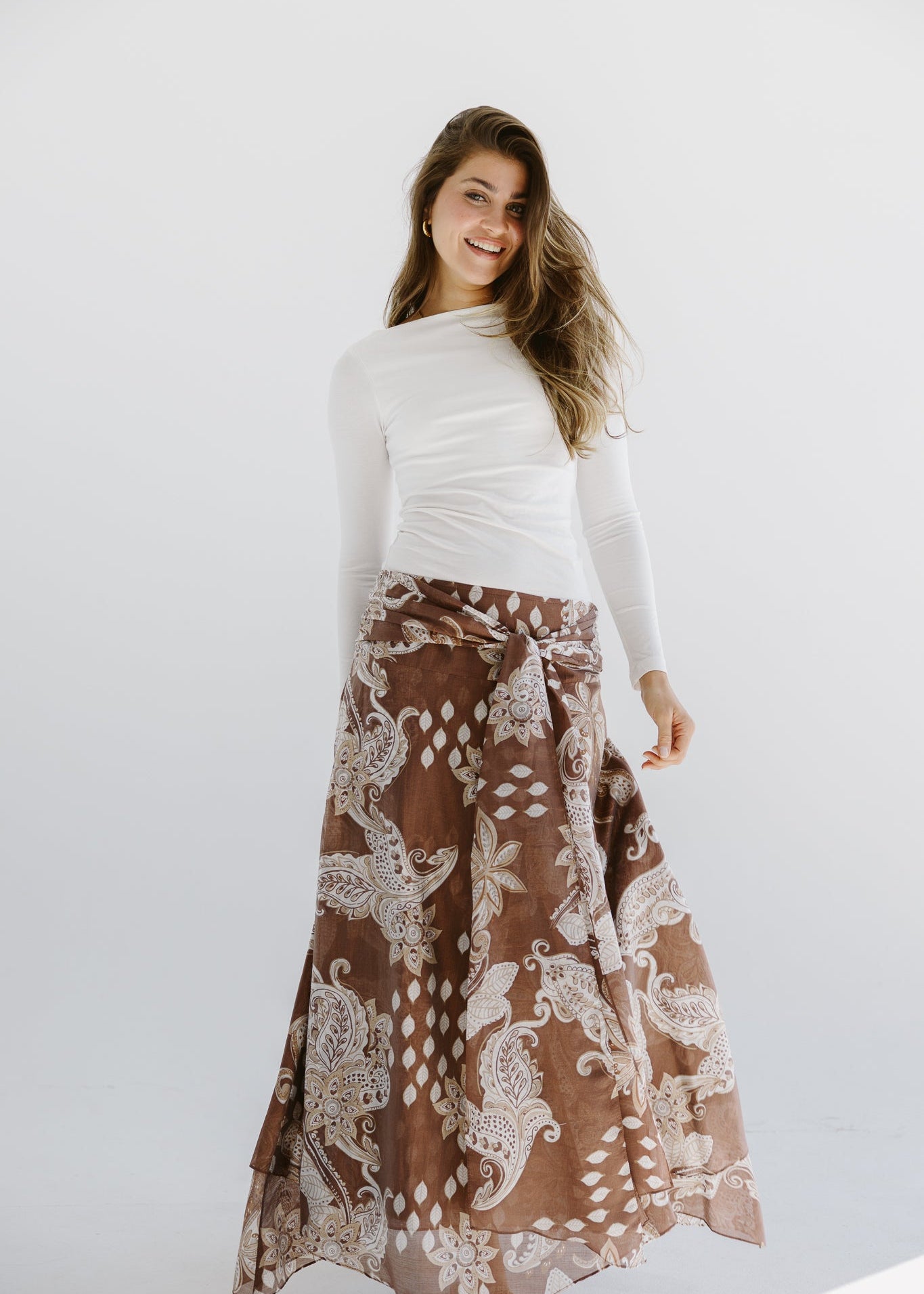 Boho Skirt Brown - AB ESSENTIALS