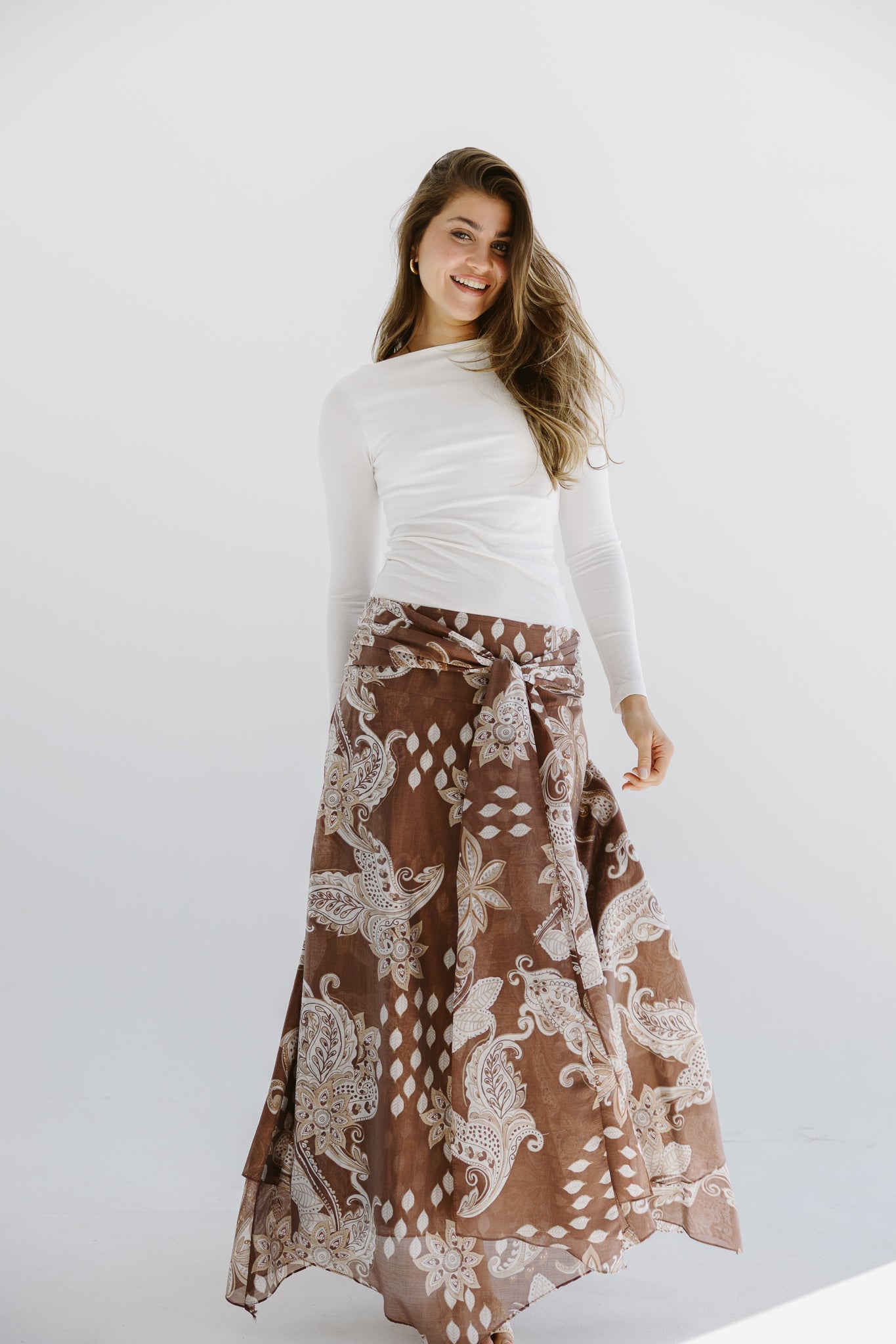 Boho Skirt Brown - AB ESSENTIALS