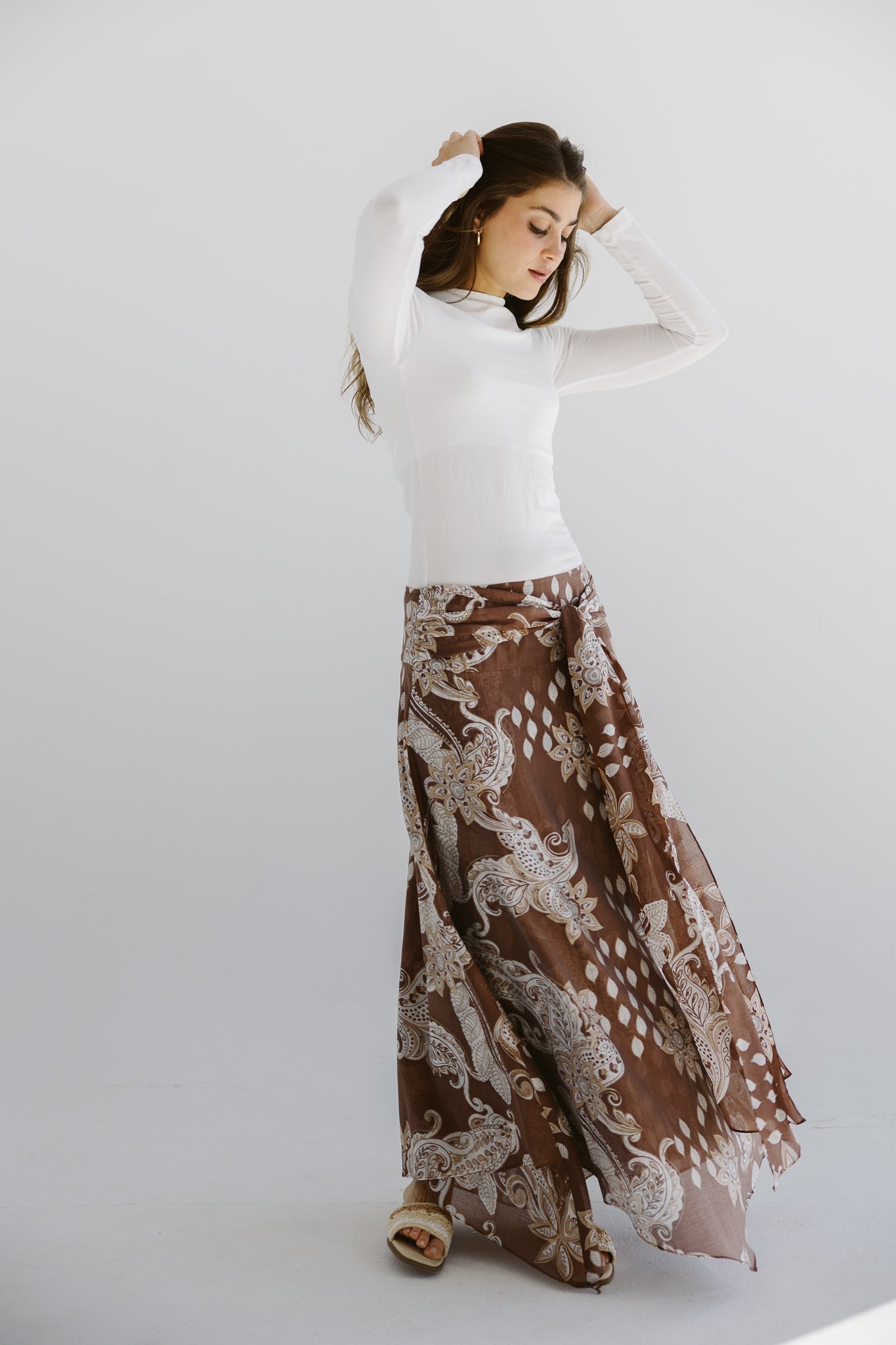 Boho Skirt Brown - AB ESSENTIALS
