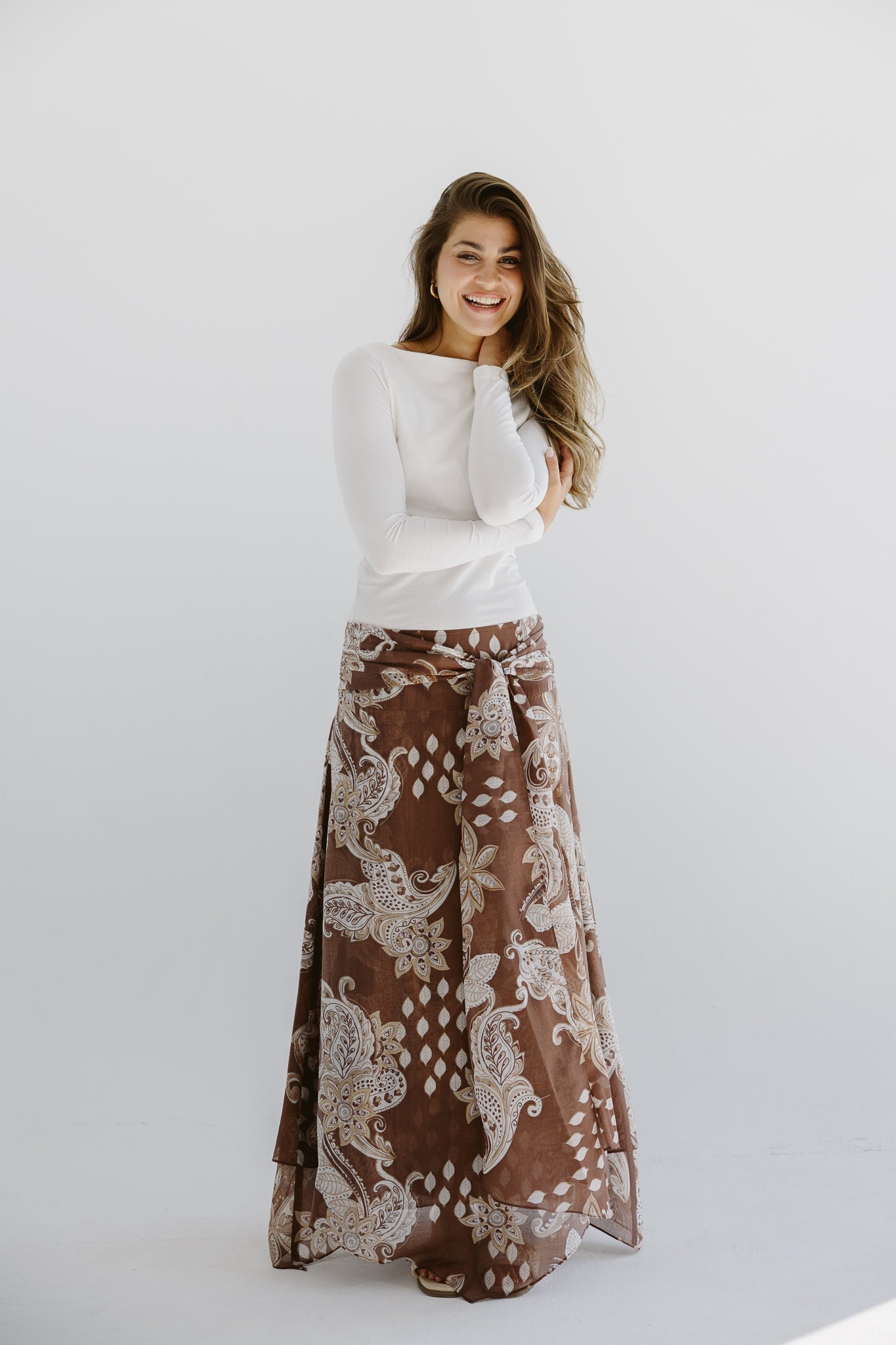 Boho Skirt Brown - AB ESSENTIALS