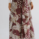 Boho Skirt Burgundy - AB ESSENTIALS