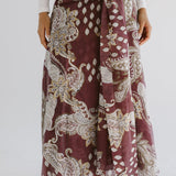 Boho Skirt Burgundy - AB ESSENTIALS