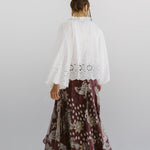 Boho Skirt Burgundy - AB ESSENTIALS