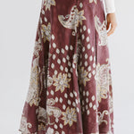 Boho Skirt Burgundy - AB ESSENTIALS