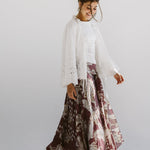 Boho Skirt Burgundy - AB ESSENTIALS
