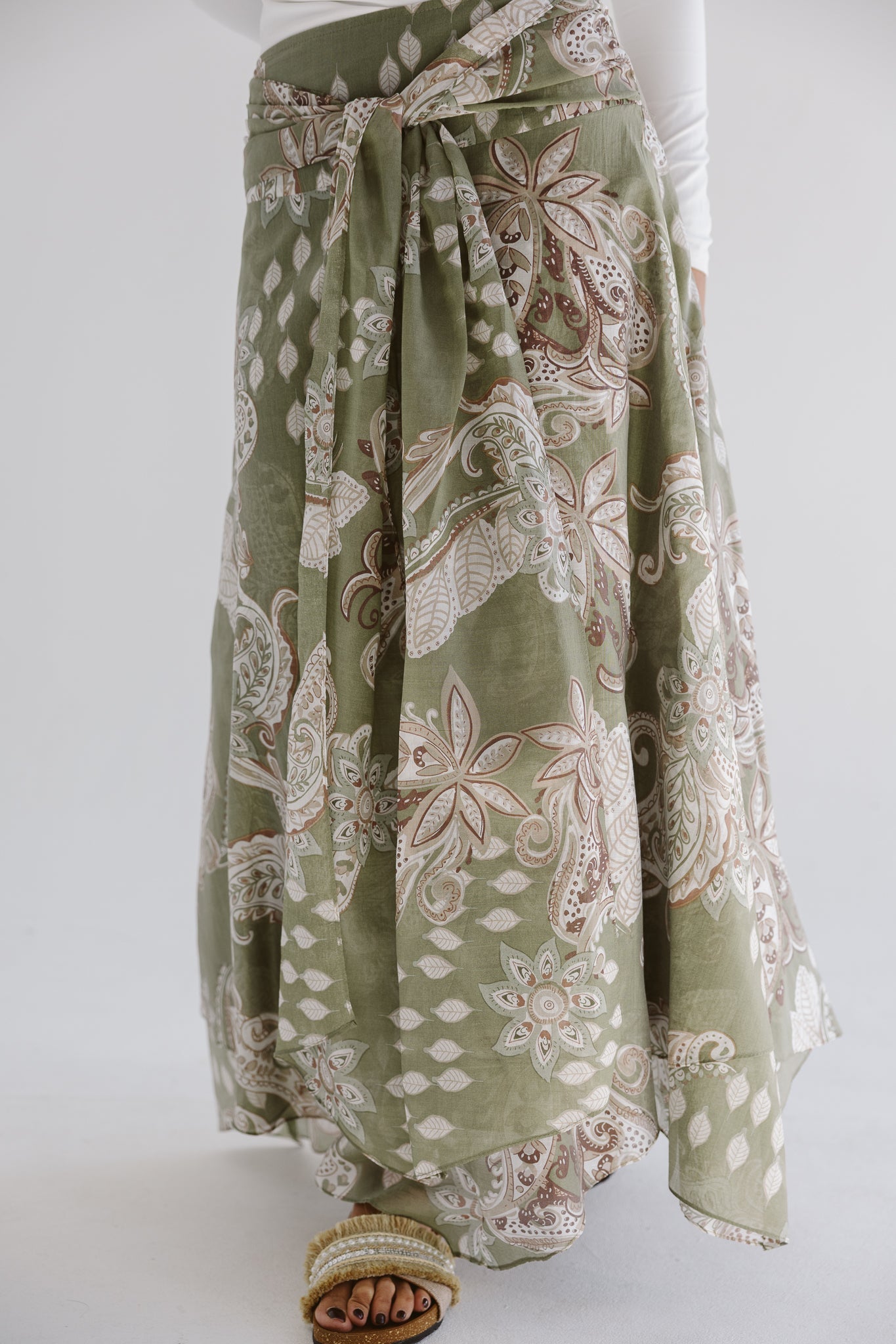 Boho Skirt Olive - AB ESSENTIALS