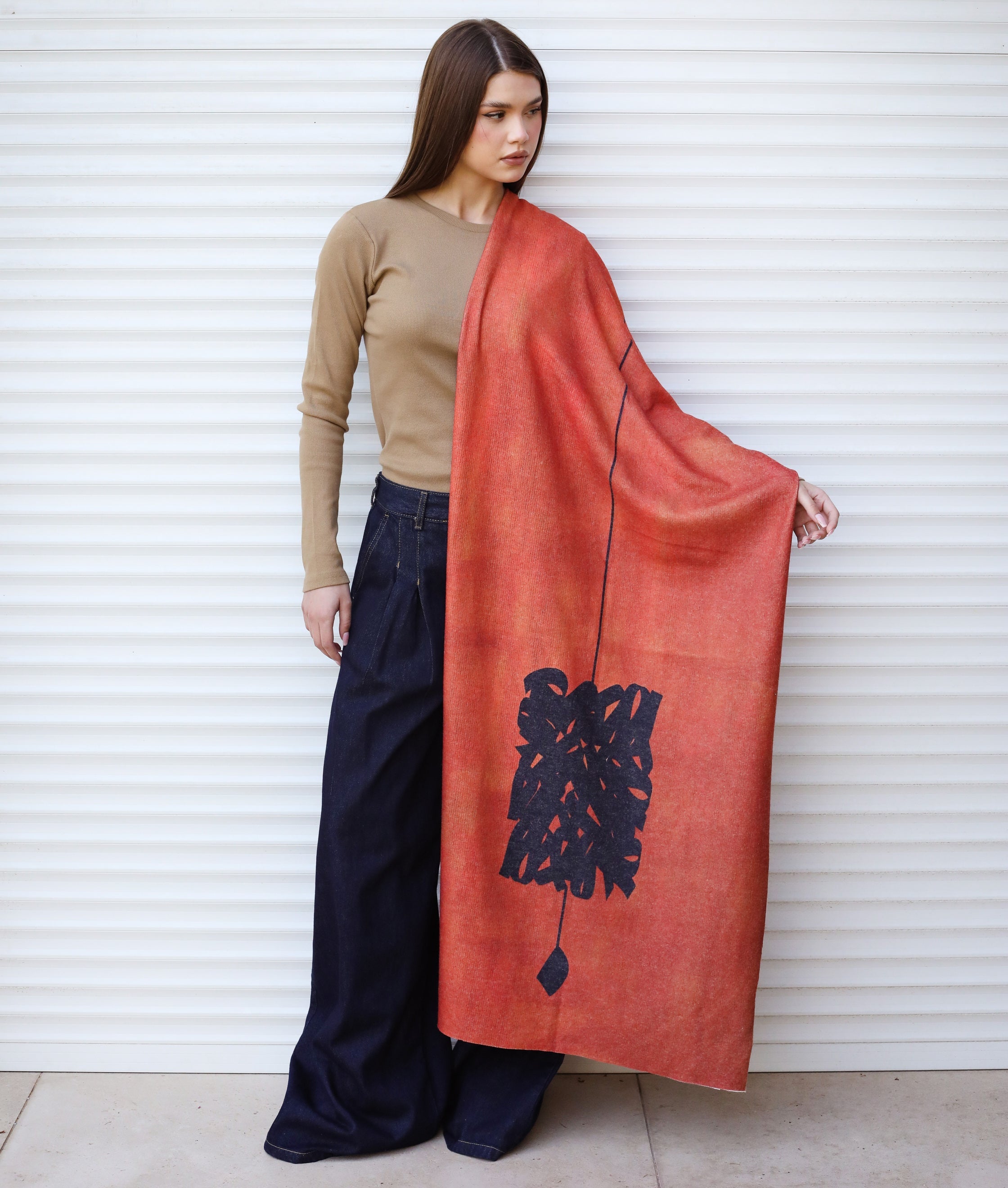 Bold Wool Shawl - AB ESSENTIALS