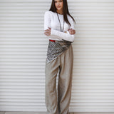 Crinky Pants Beige - AB ESSENTIALS