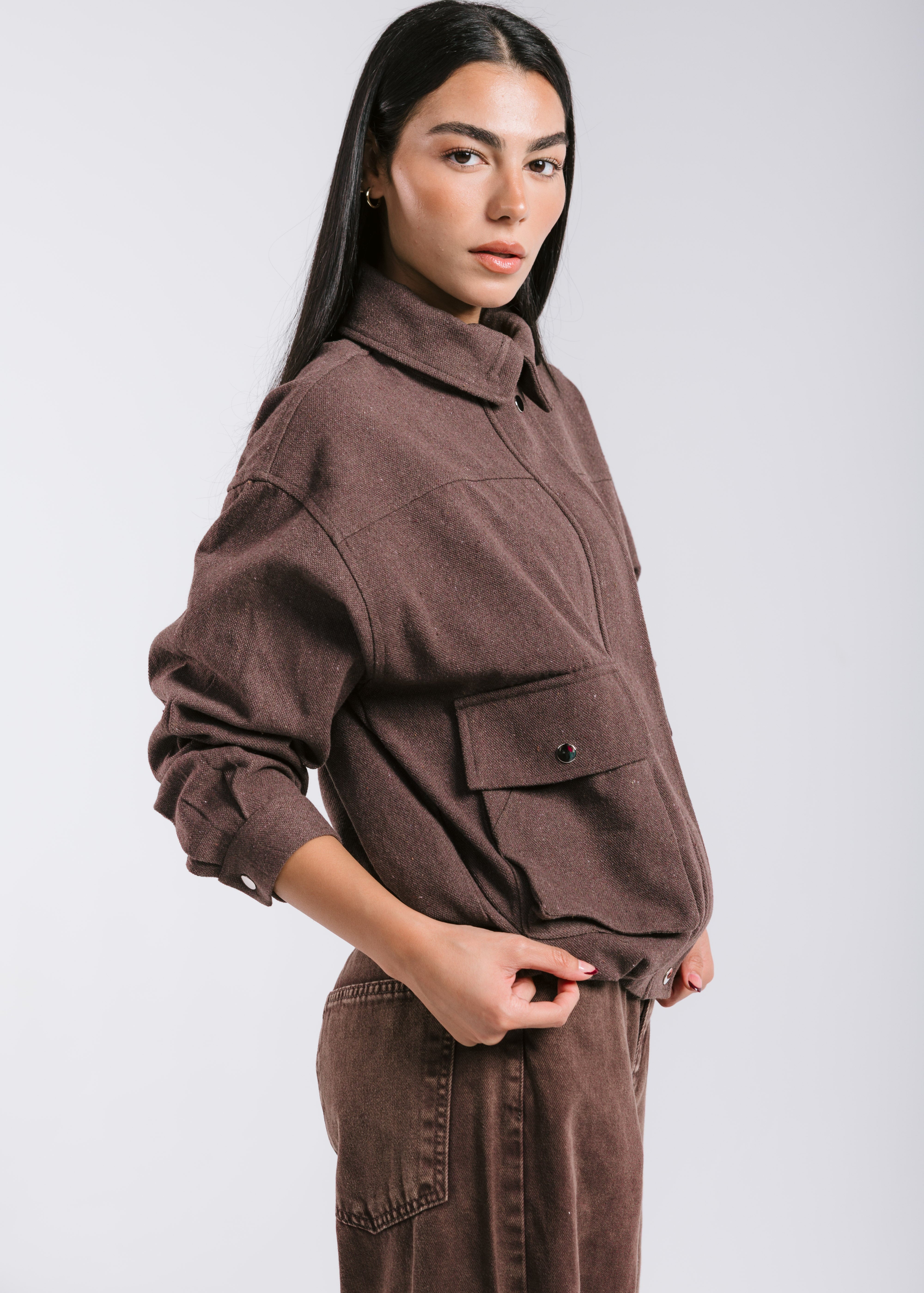 EGY Nile Jacket Brown - AB ESSENTIALS