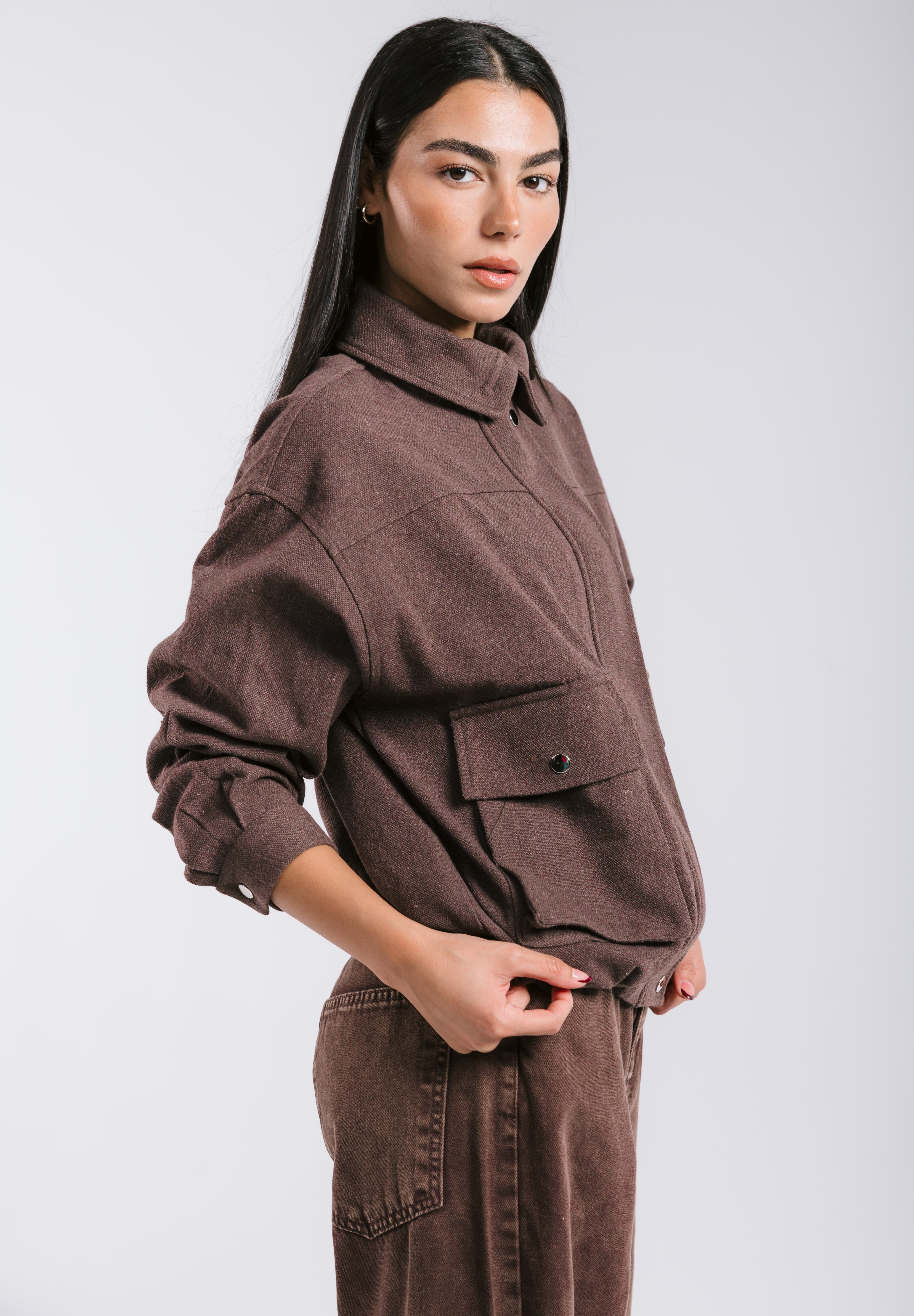 EGY Nile Jacket Brown - AB ESSENTIALS