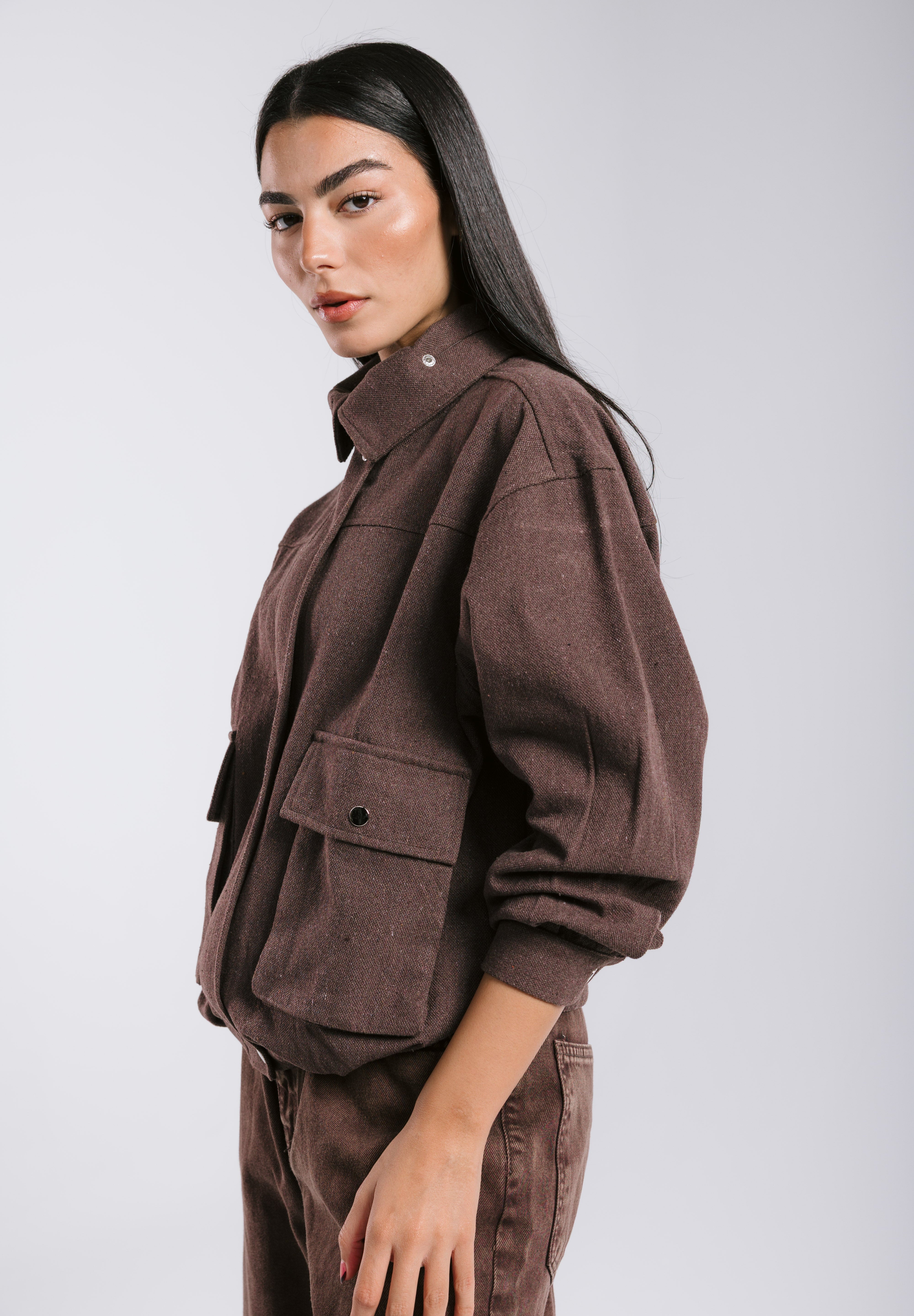 EGY Nile Jacket Brown - AB ESSENTIALS