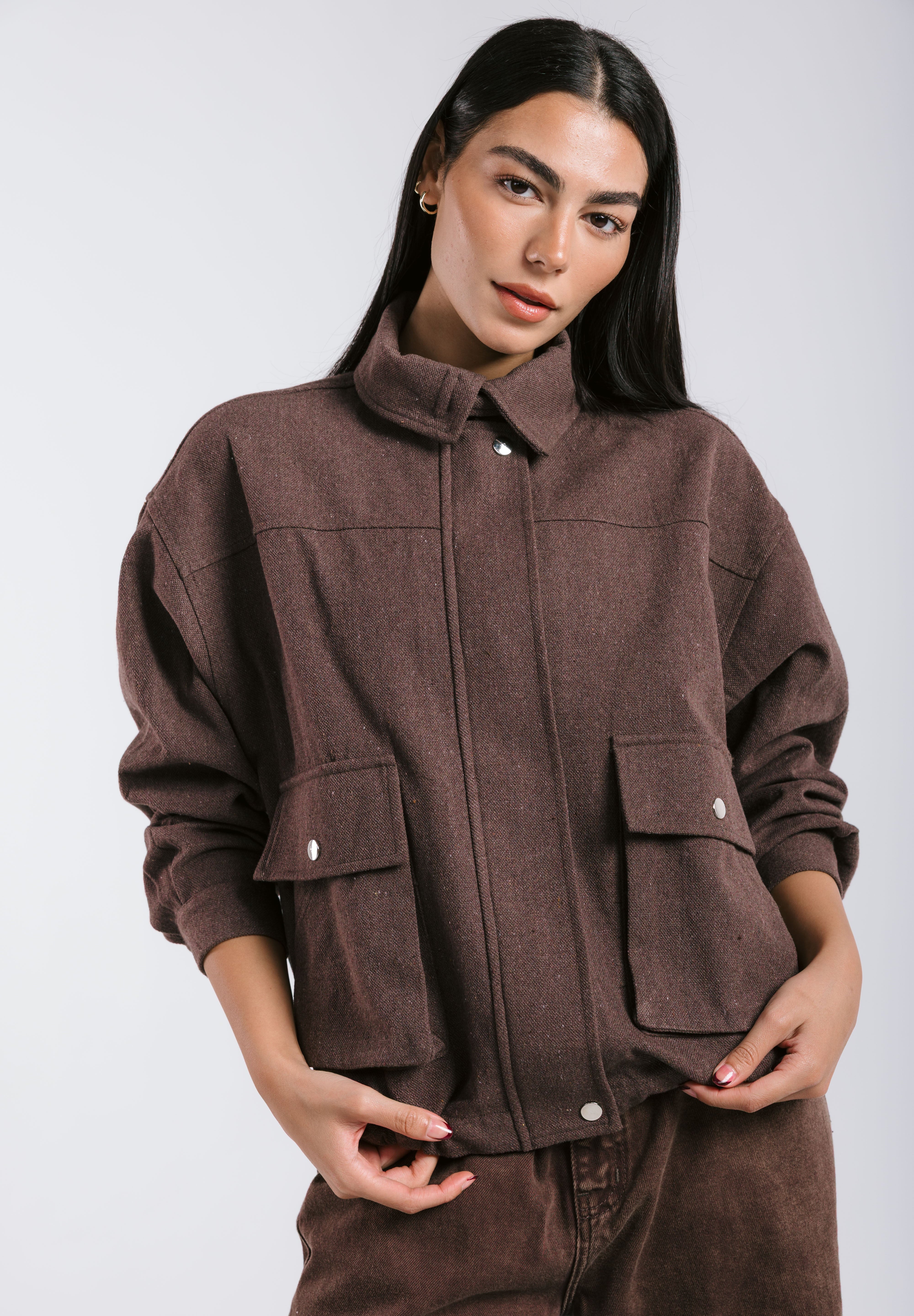 EGY Nile Jacket Brown - AB ESSENTIALS