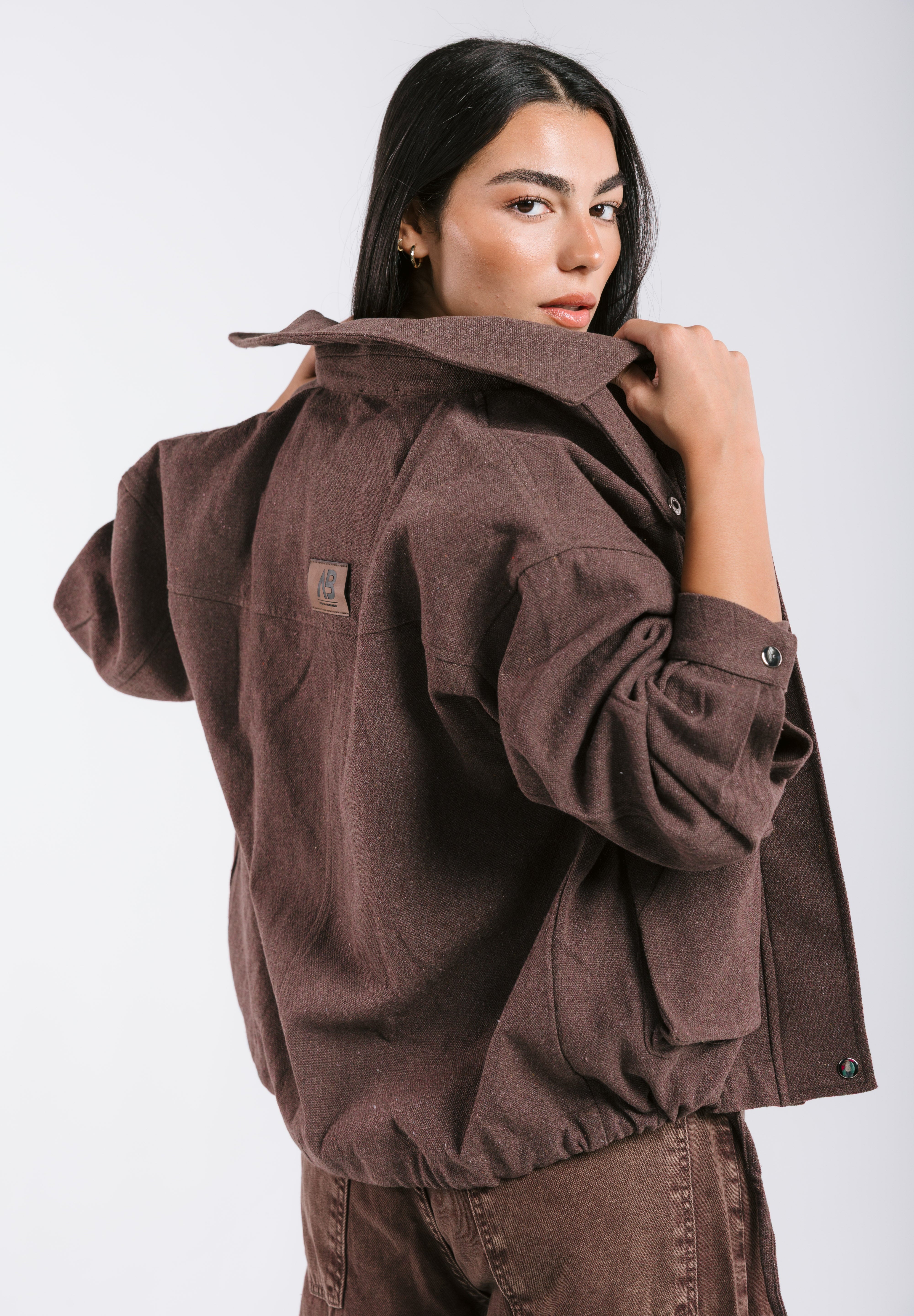 EGY Nile Jacket Brown - AB ESSENTIALS
