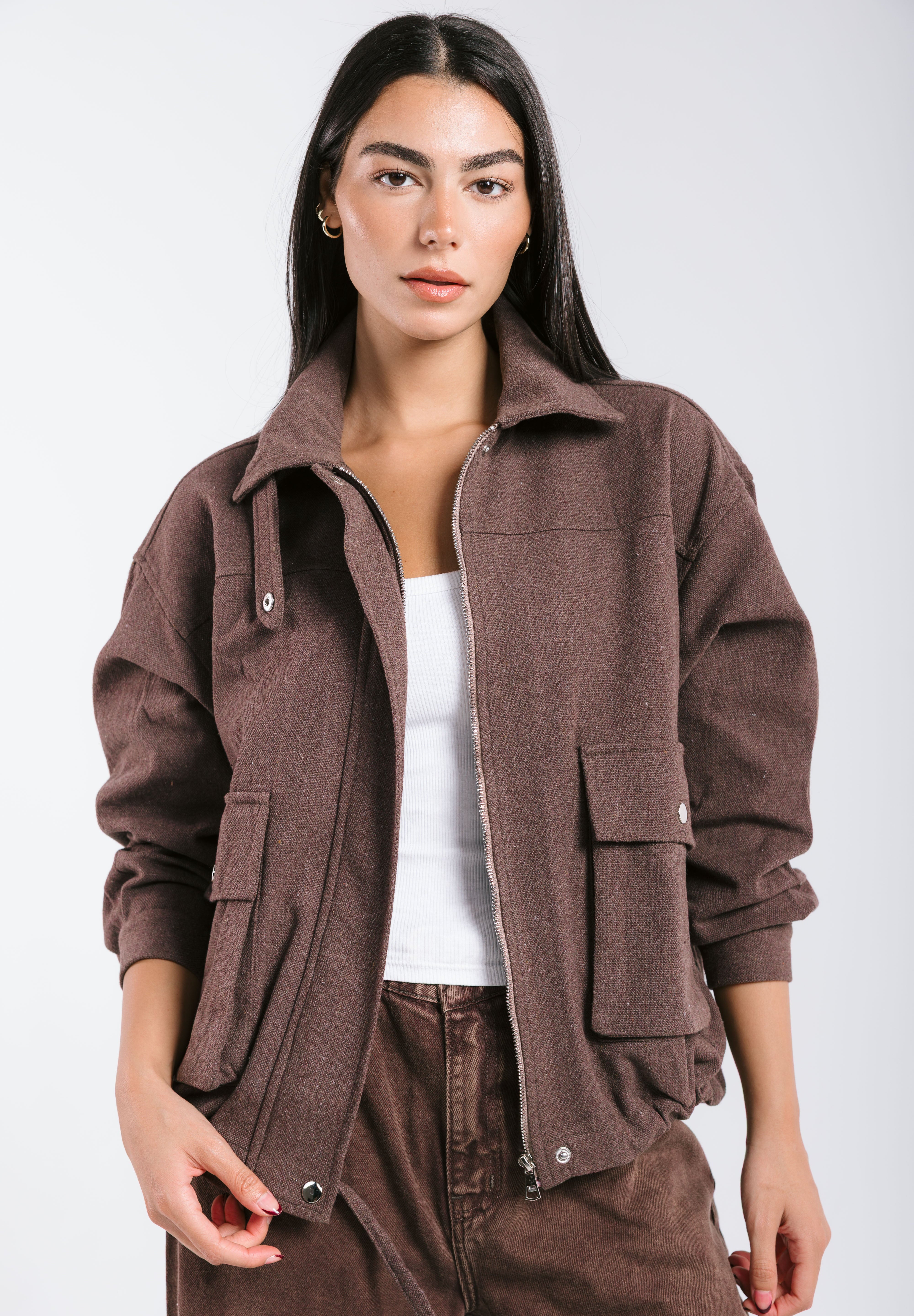 EGY Nile Jacket Brown - AB ESSENTIALS