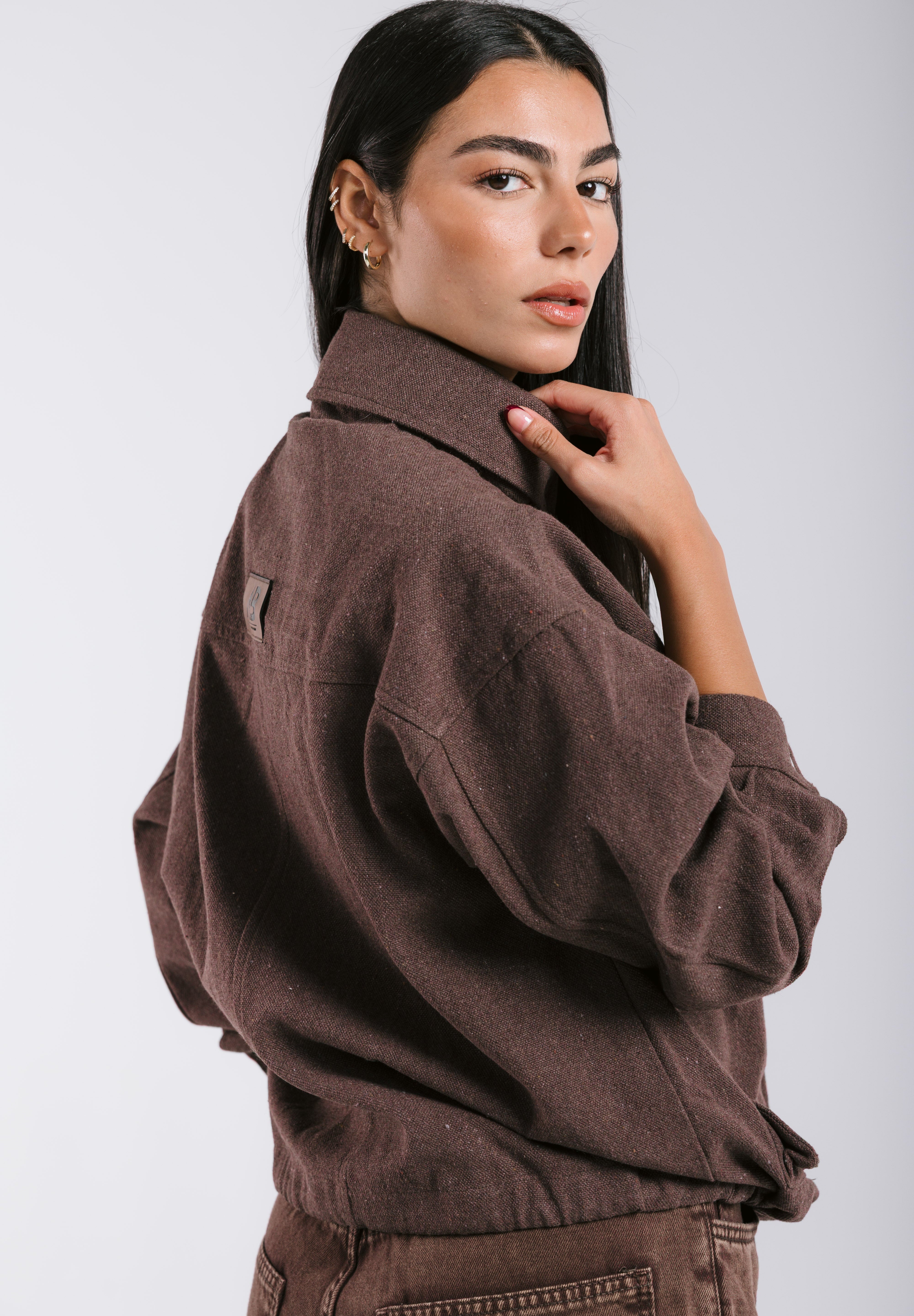 EGY Nile Jacket Brown - AB ESSENTIALS