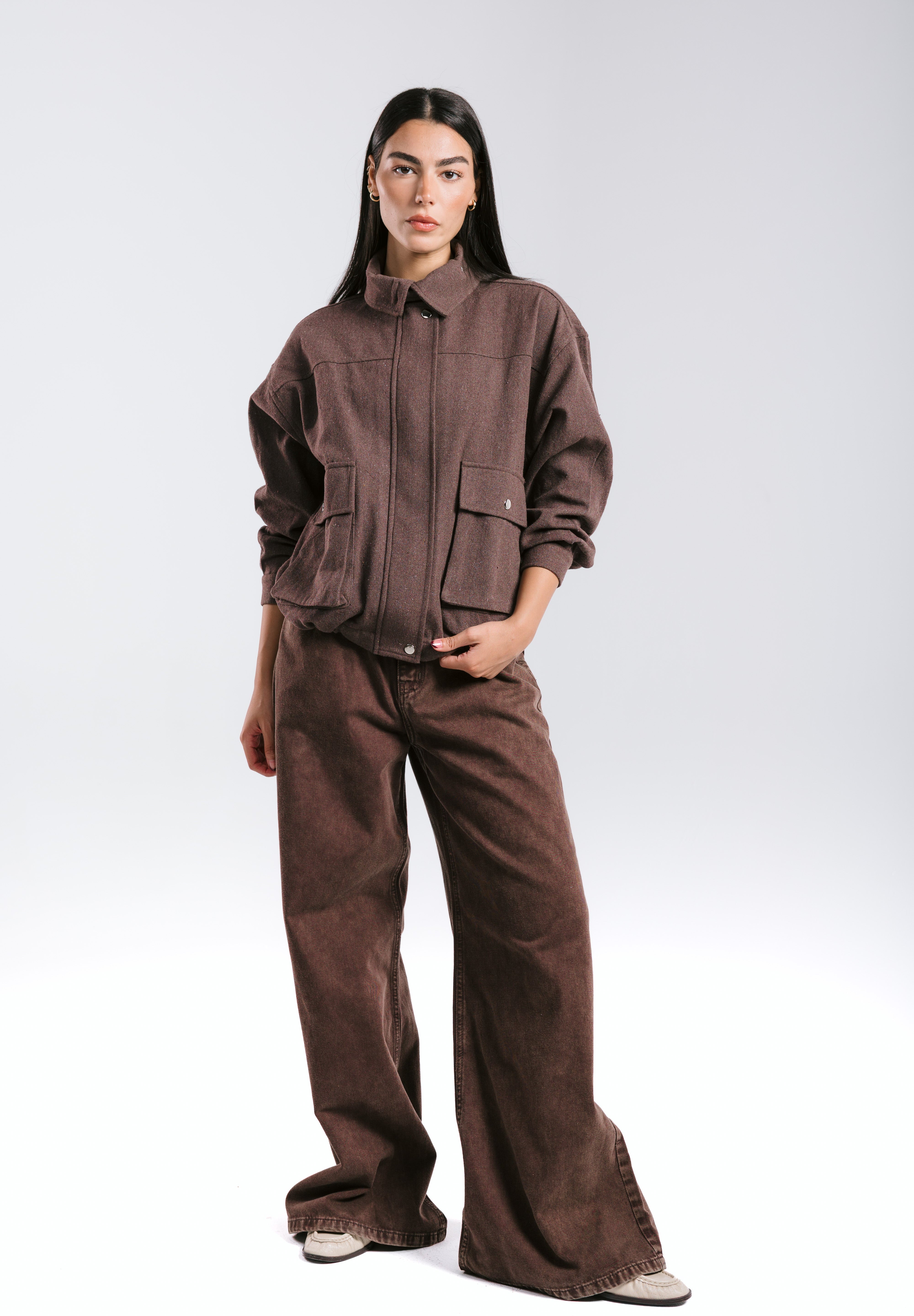 EGY Nile Jacket Brown - AB ESSENTIALS