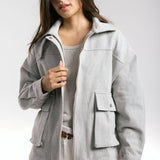 EGY Nile Jacket Grey - AB ESSENTIALS