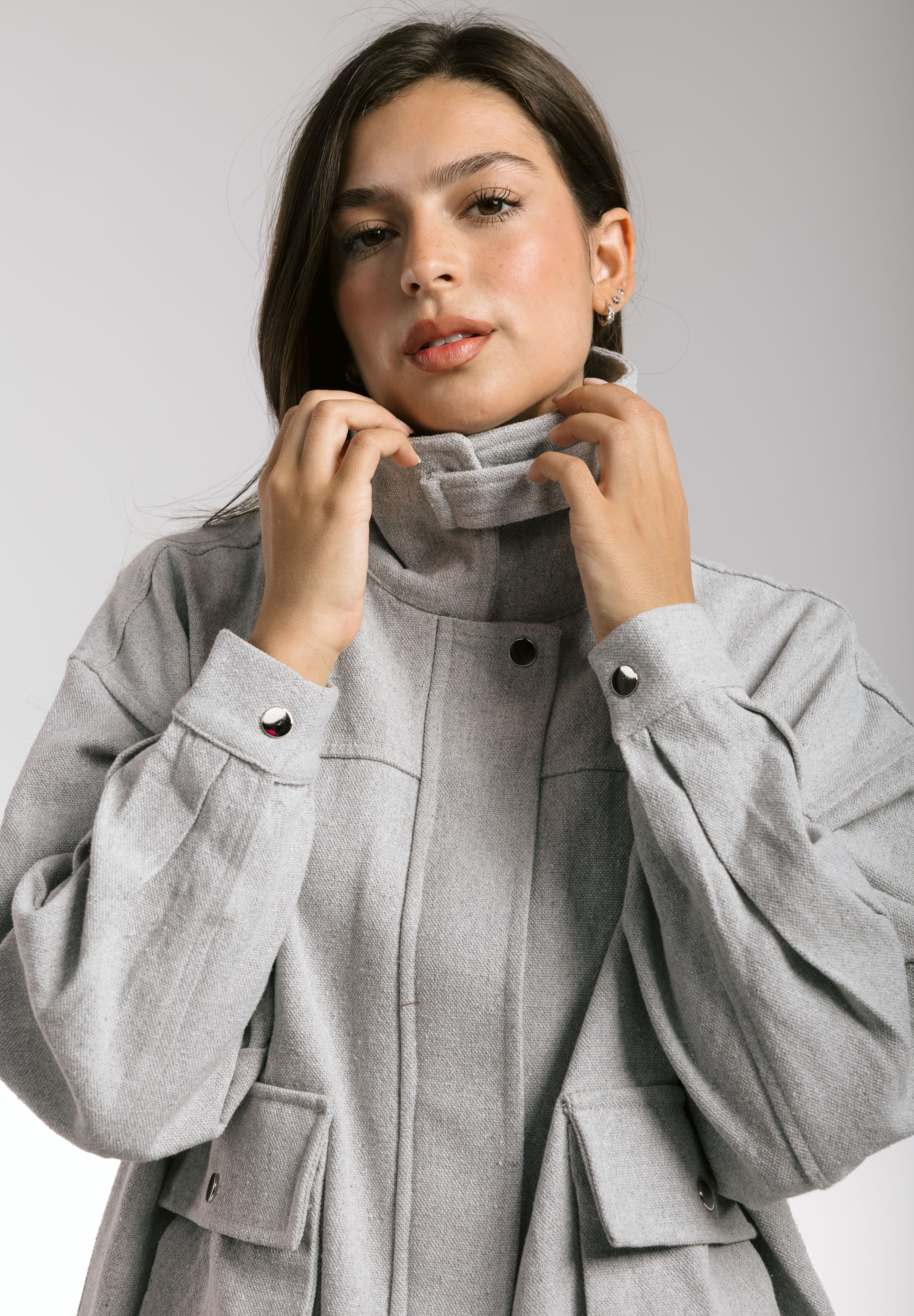 EGY Nile Jacket Grey - AB ESSENTIALS