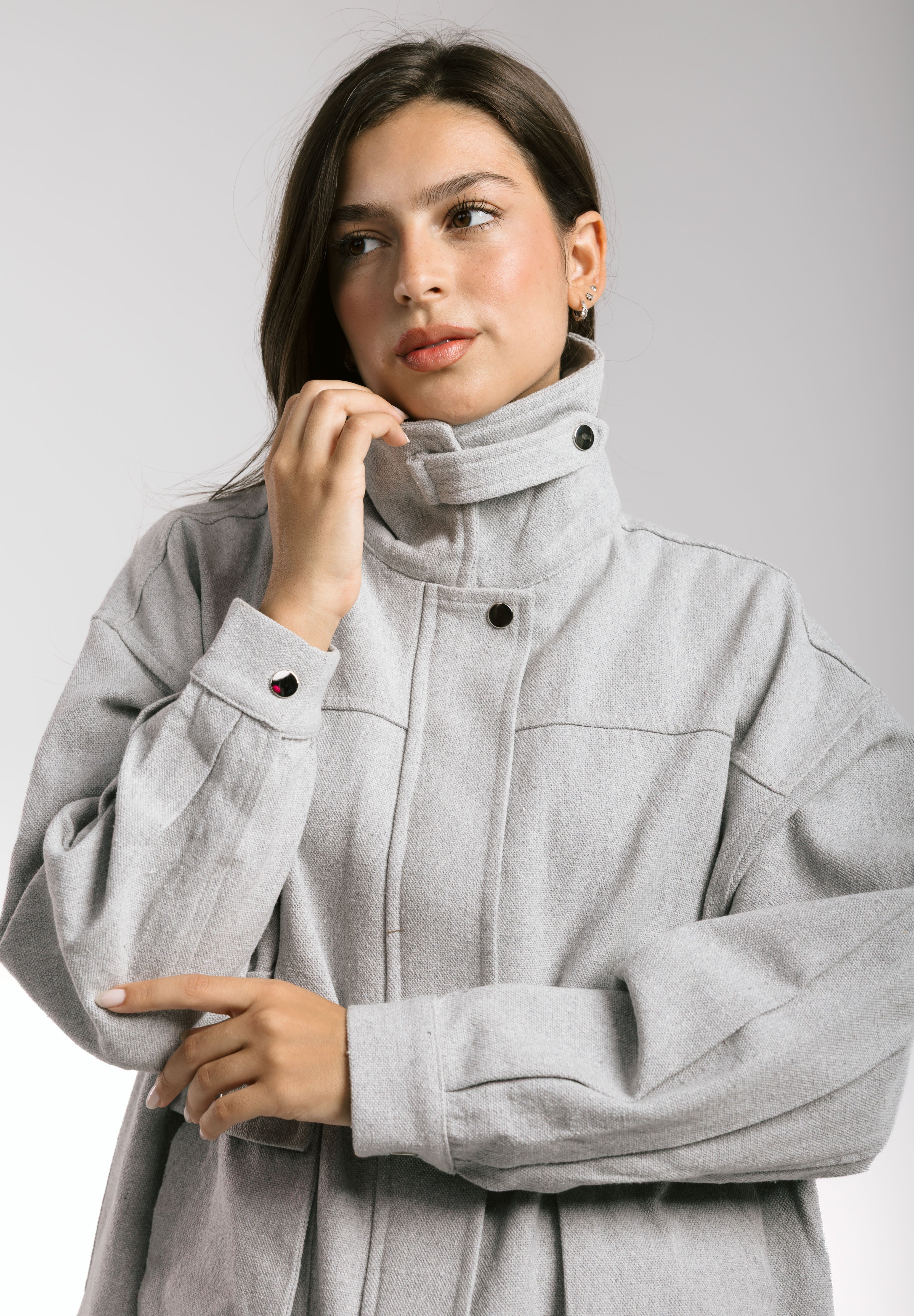 EGY Nile Jacket Grey - AB ESSENTIALS
