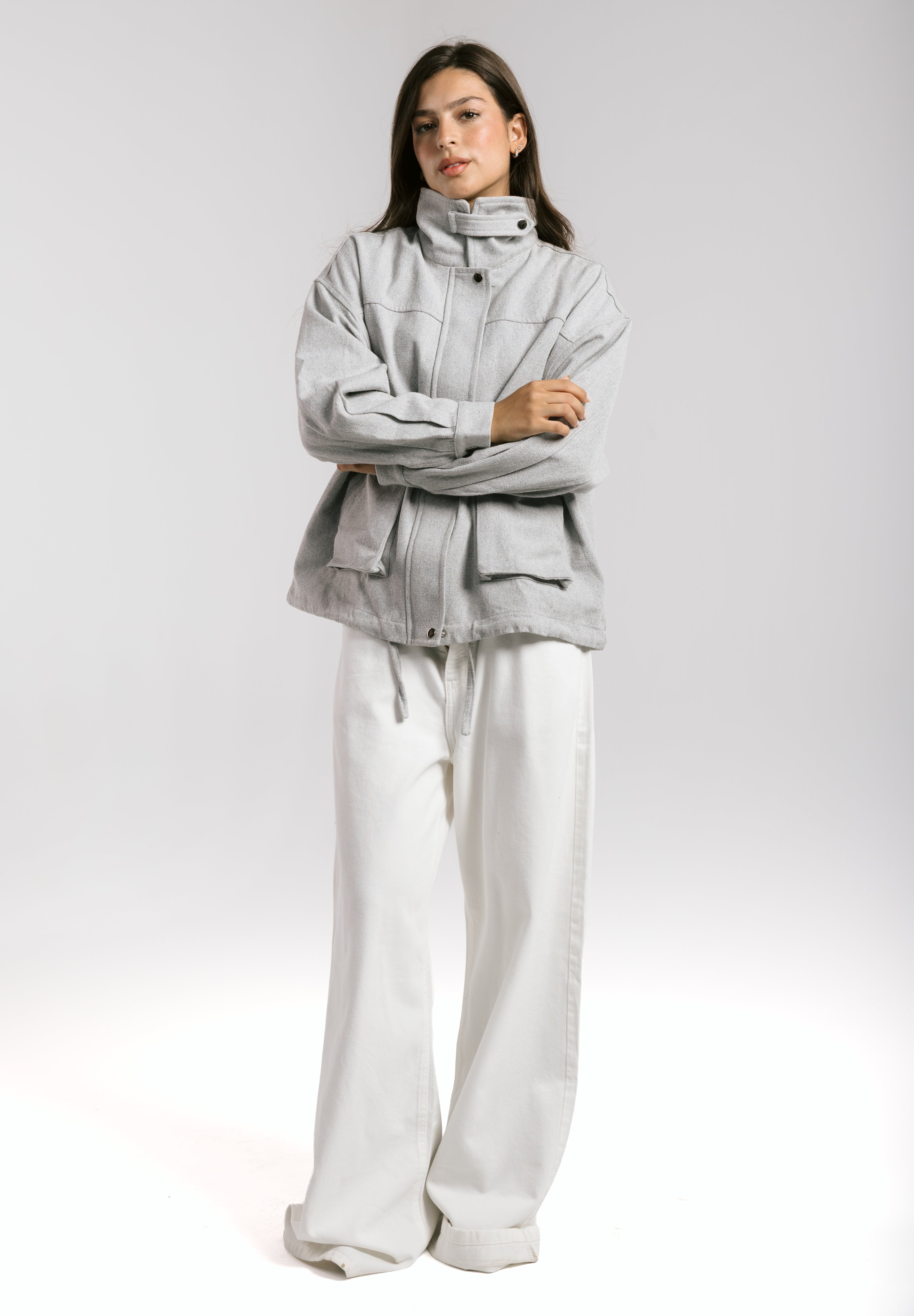 EGY Nile Jacket Grey - AB ESSENTIALS