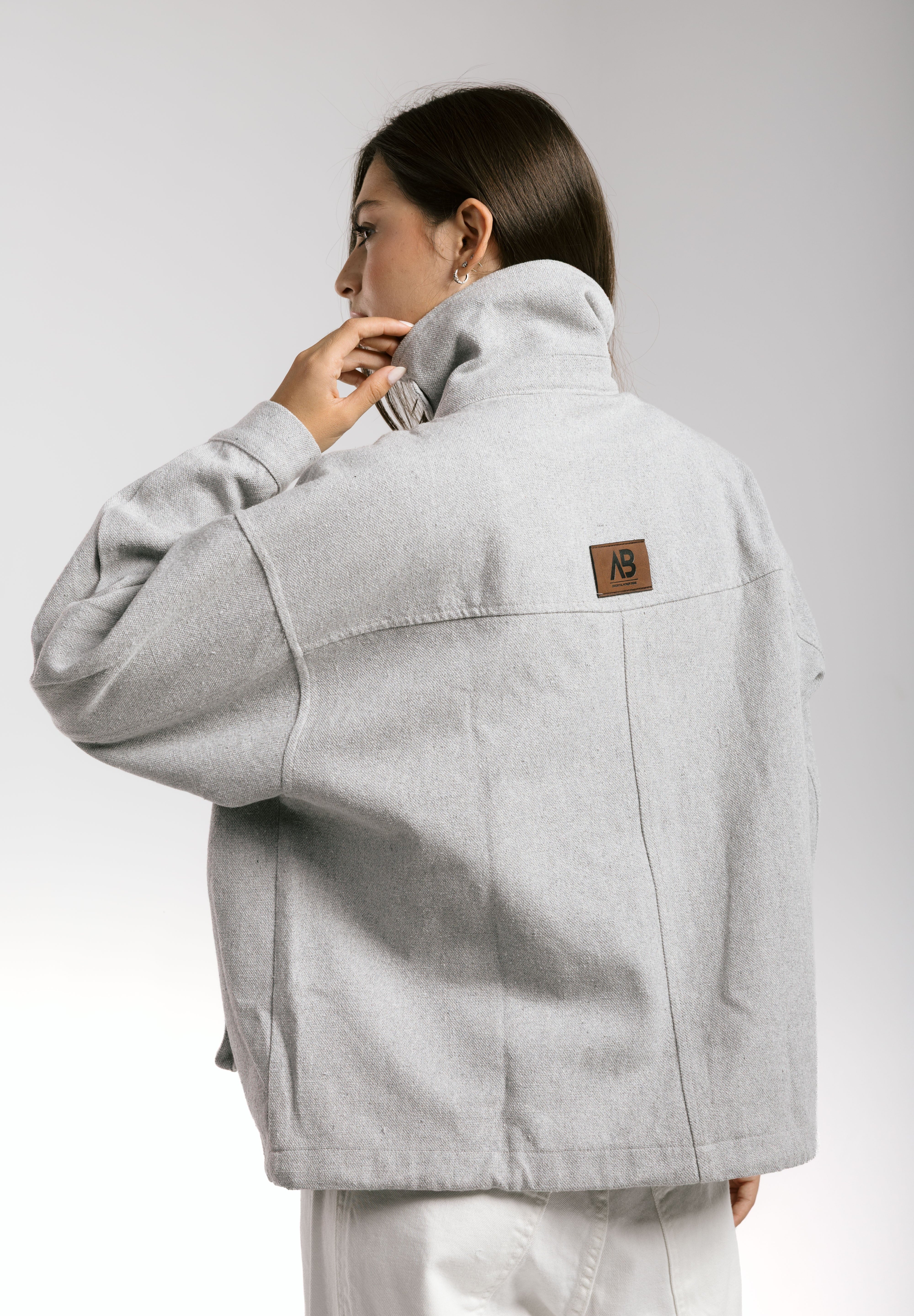 EGY Nile Jacket Grey - AB ESSENTIALS