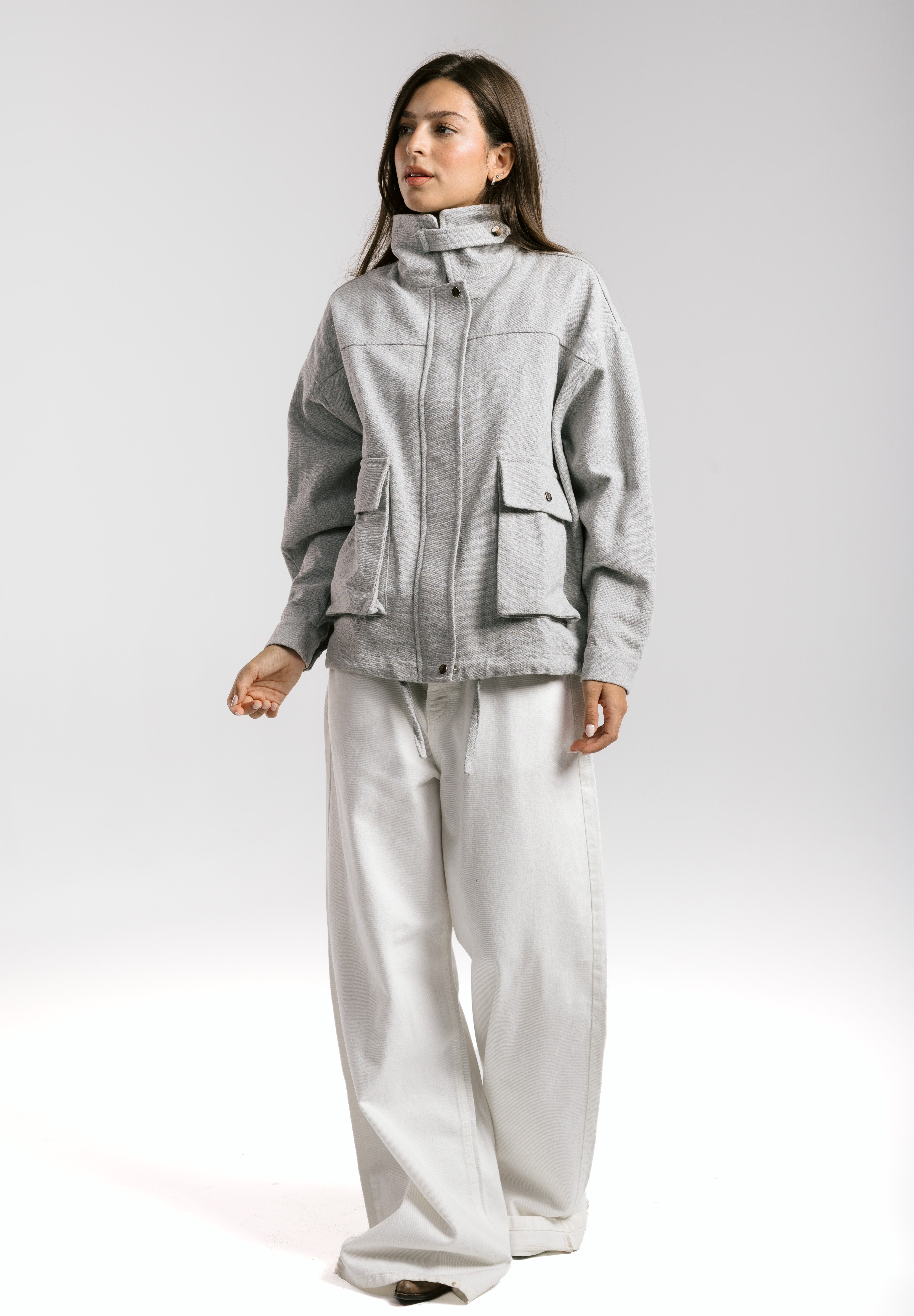 EGY Nile Jacket Grey - AB ESSENTIALS