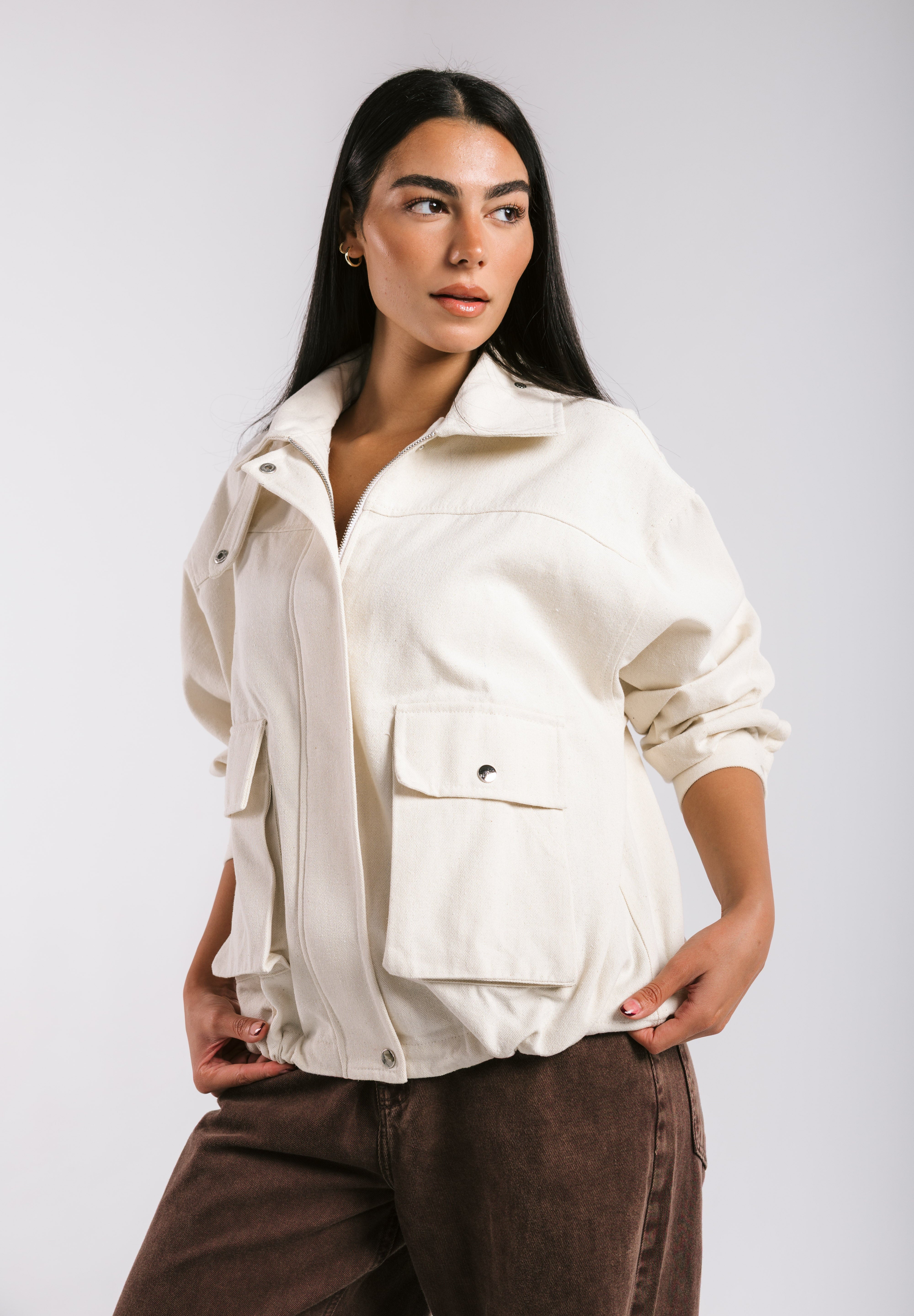 EGY Nile Jacket Off White - AB ESSENTIALS