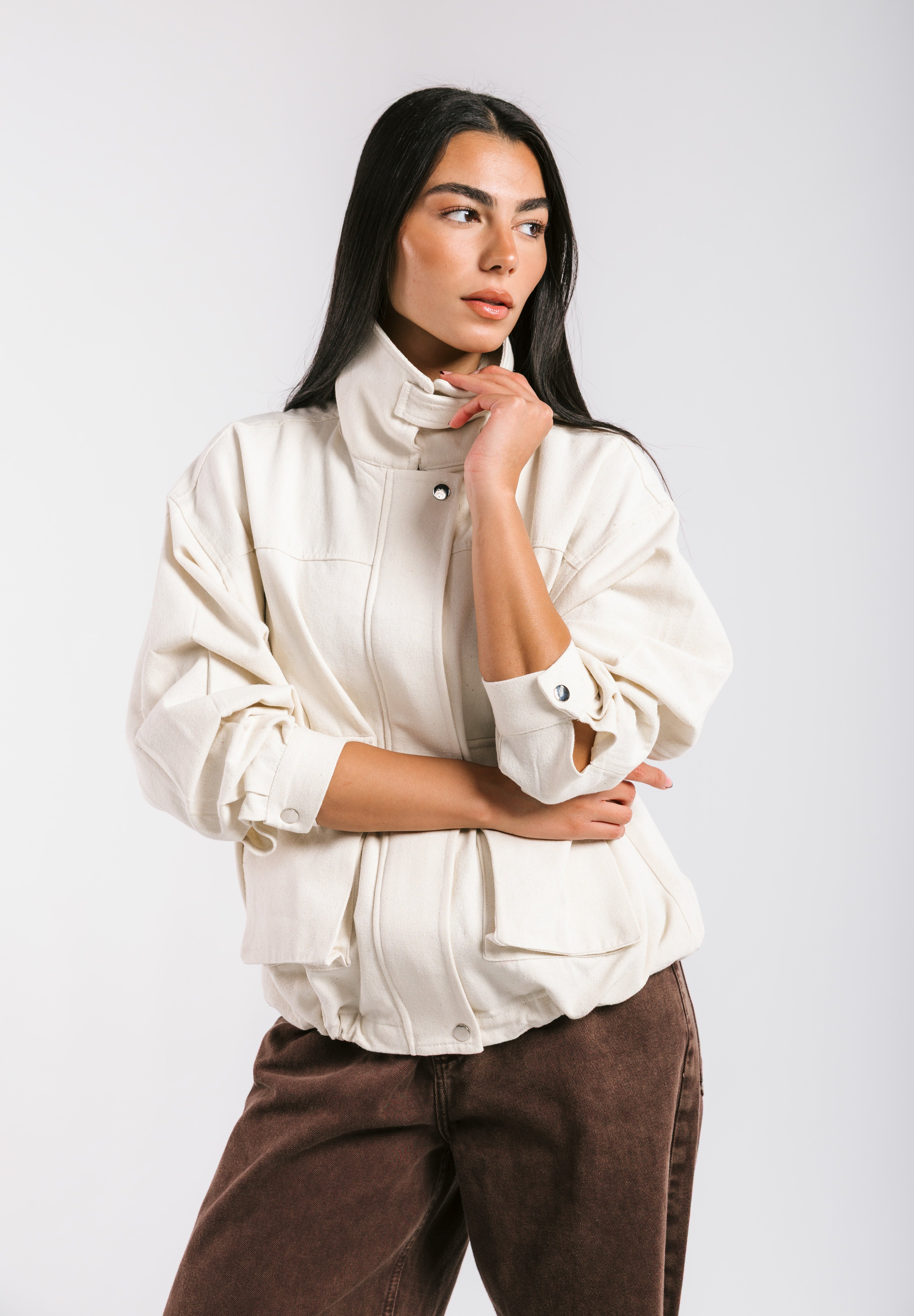 EGY Nile Jacket Off White - AB ESSENTIALS