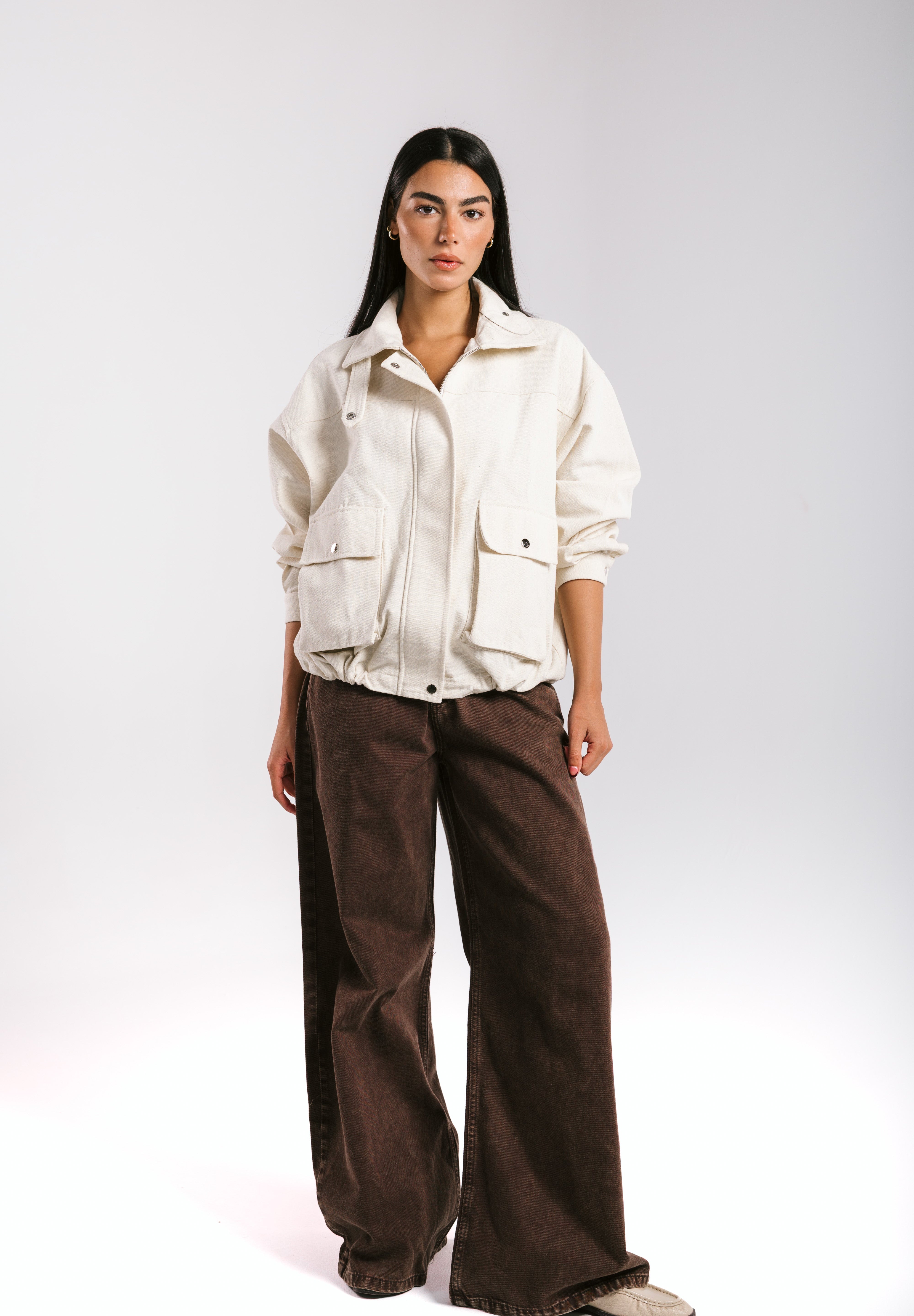 EGY Nile Jacket Off White - AB ESSENTIALS