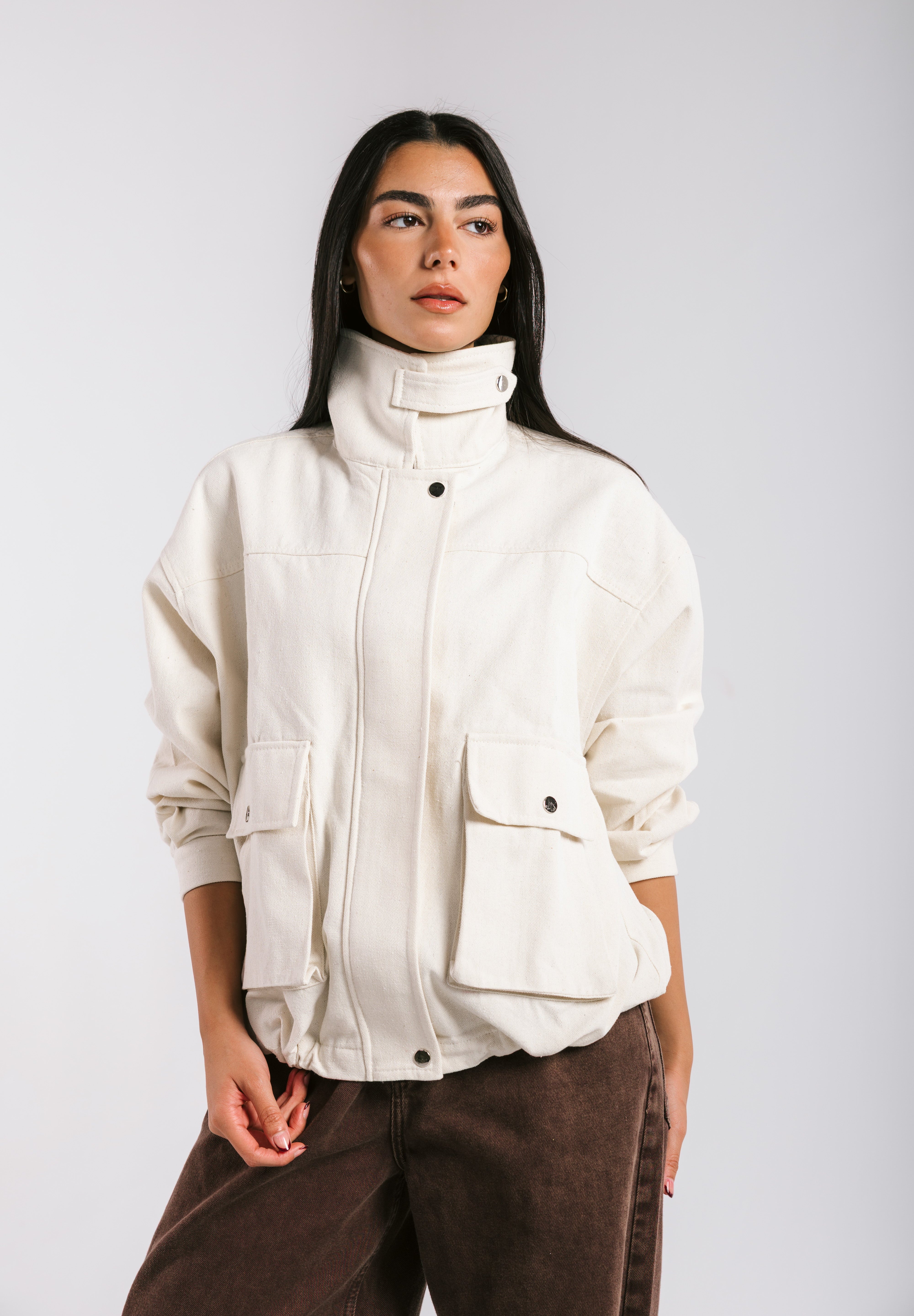EGY Nile Jacket Off White - AB ESSENTIALS