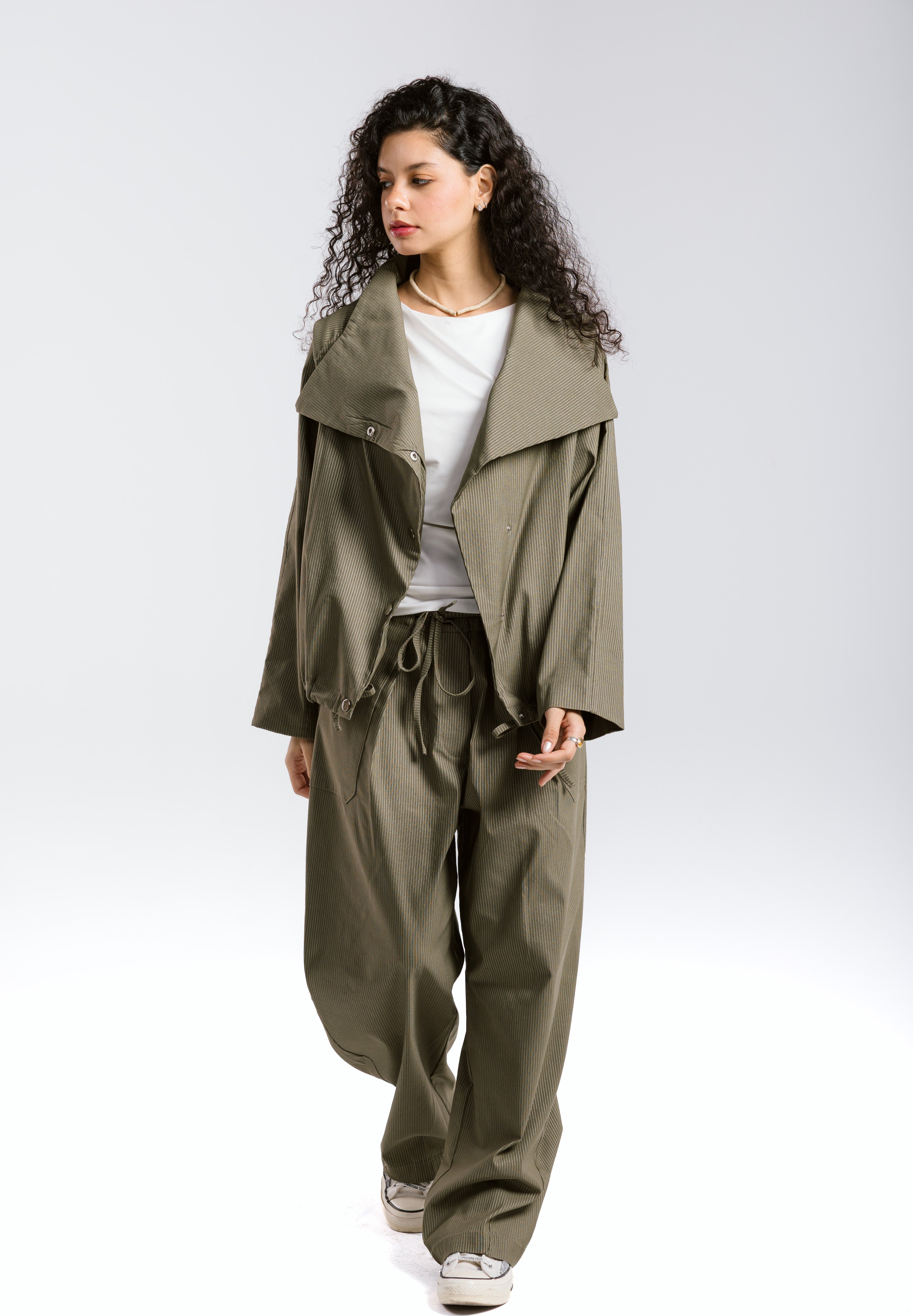 Falling Leaves Set Olive - AB ESSENTIALS