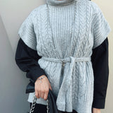 Fireside Knit Pullover Grey - AB ESSENTIALS
