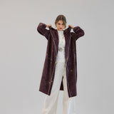 Glitter Cardigan Burgundy - AB ESSENTIALS