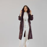 Glitter Cardigan Burgundy - AB ESSENTIALS