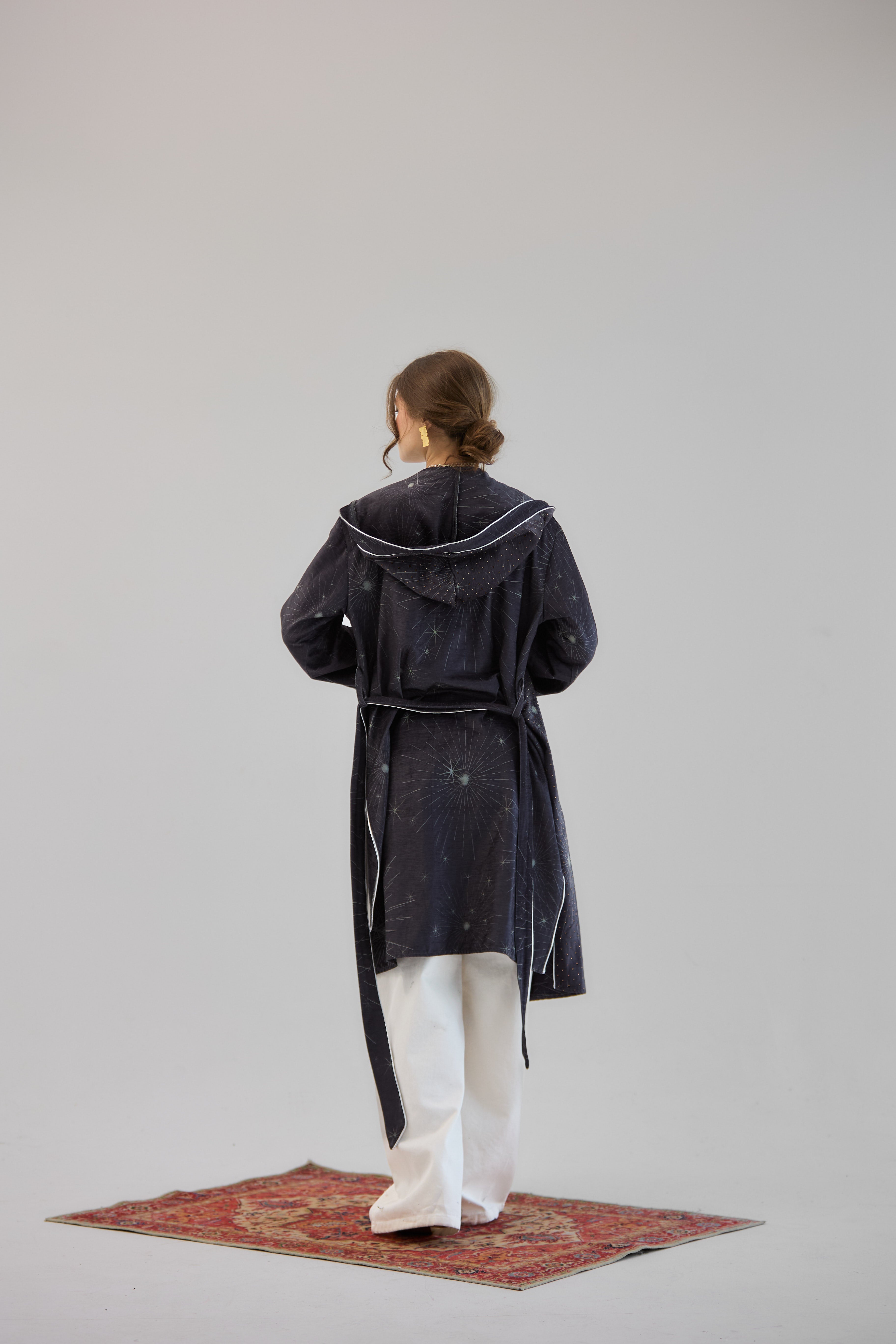 Glitter Cardigan Dark Grey - AB ESSENTIALS
