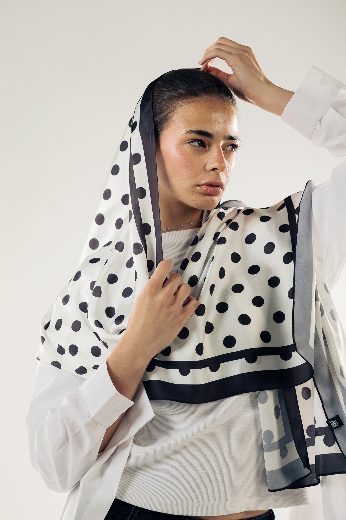 Long Silk Scarf 1 - AB ESSENTIALS