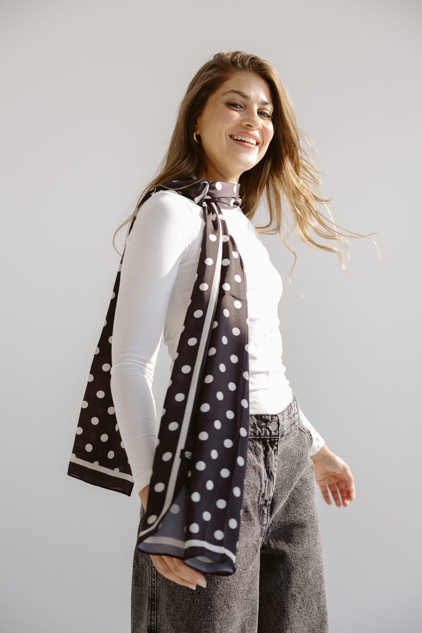 Long Silk Scarf 2 - AB ESSENTIALS