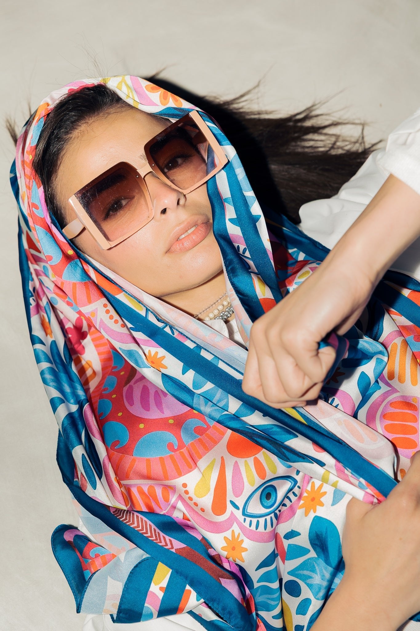 Long Silk Scarf 3 - AB ESSENTIALS