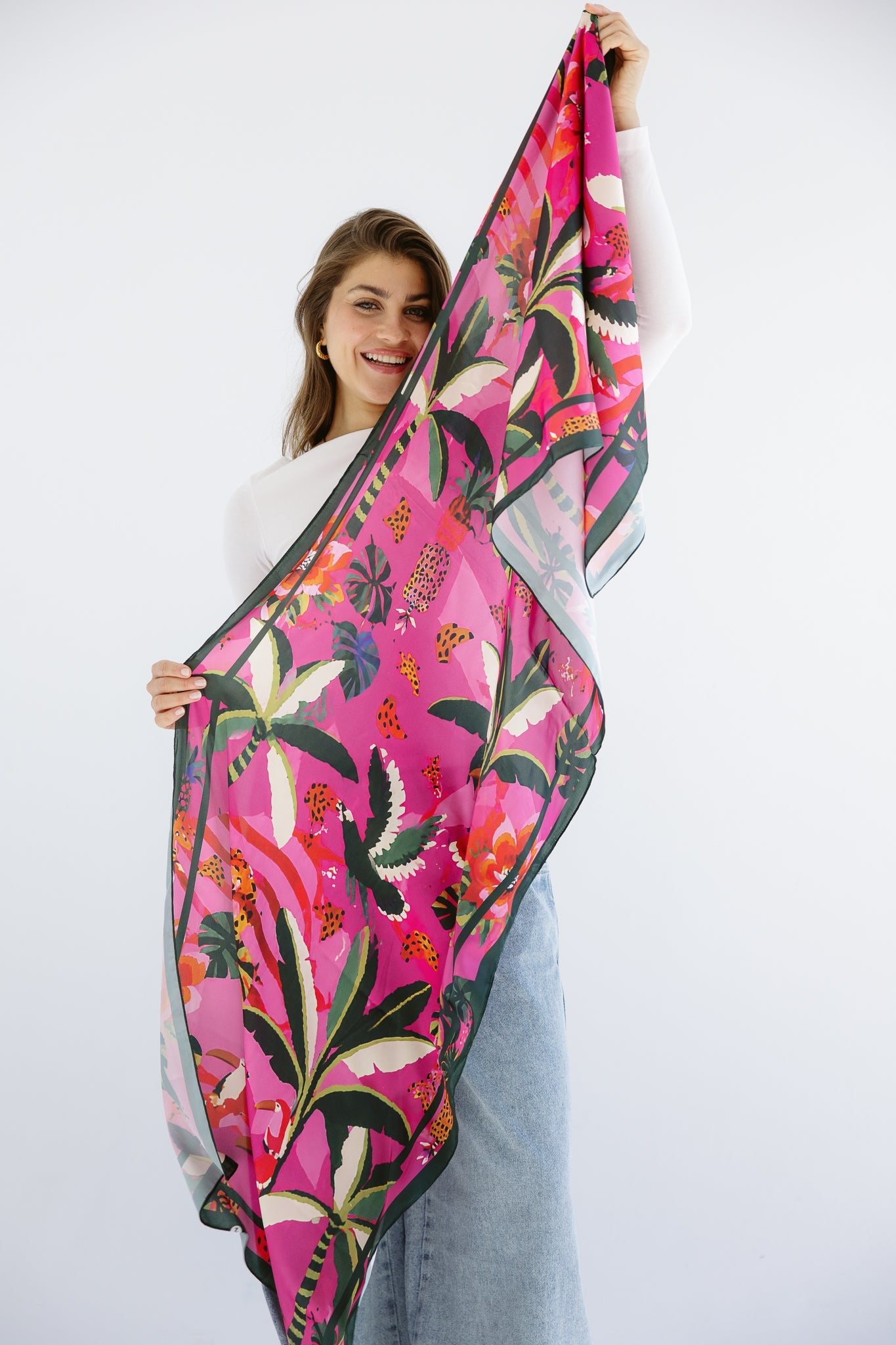 Long Silk Scarf 5 - AB ESSENTIALS